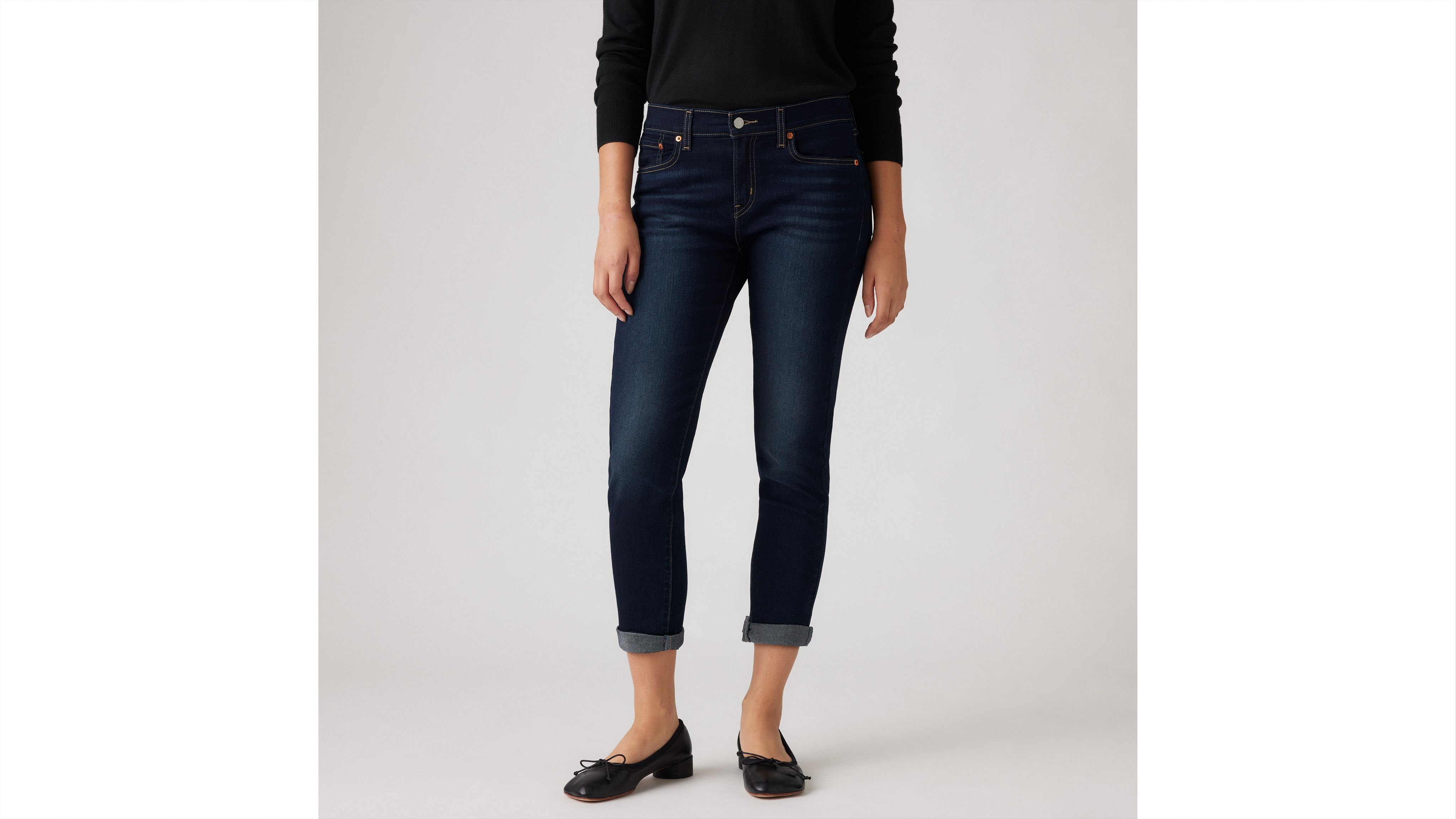 LEVI'S MID RISE BOYFRIEND WOMEN'S JEANS 34X27 