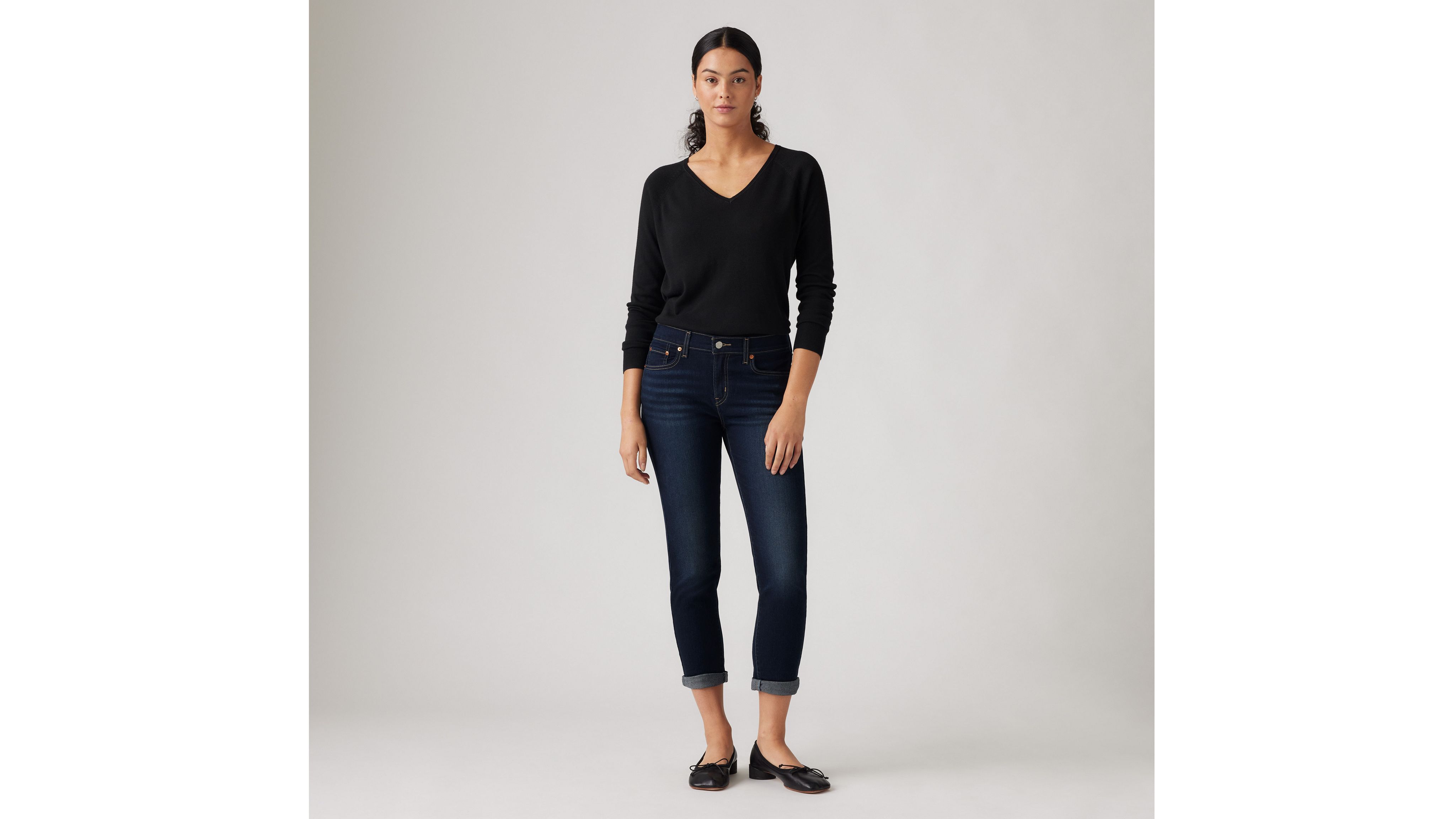 LEVI'S MID RISE BOYFRIEND WOMEN'S JEANS 34X27 