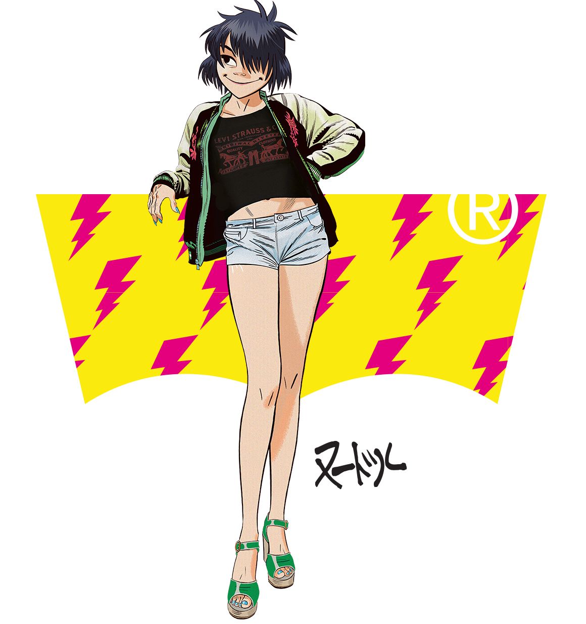 gorillaz x levi's