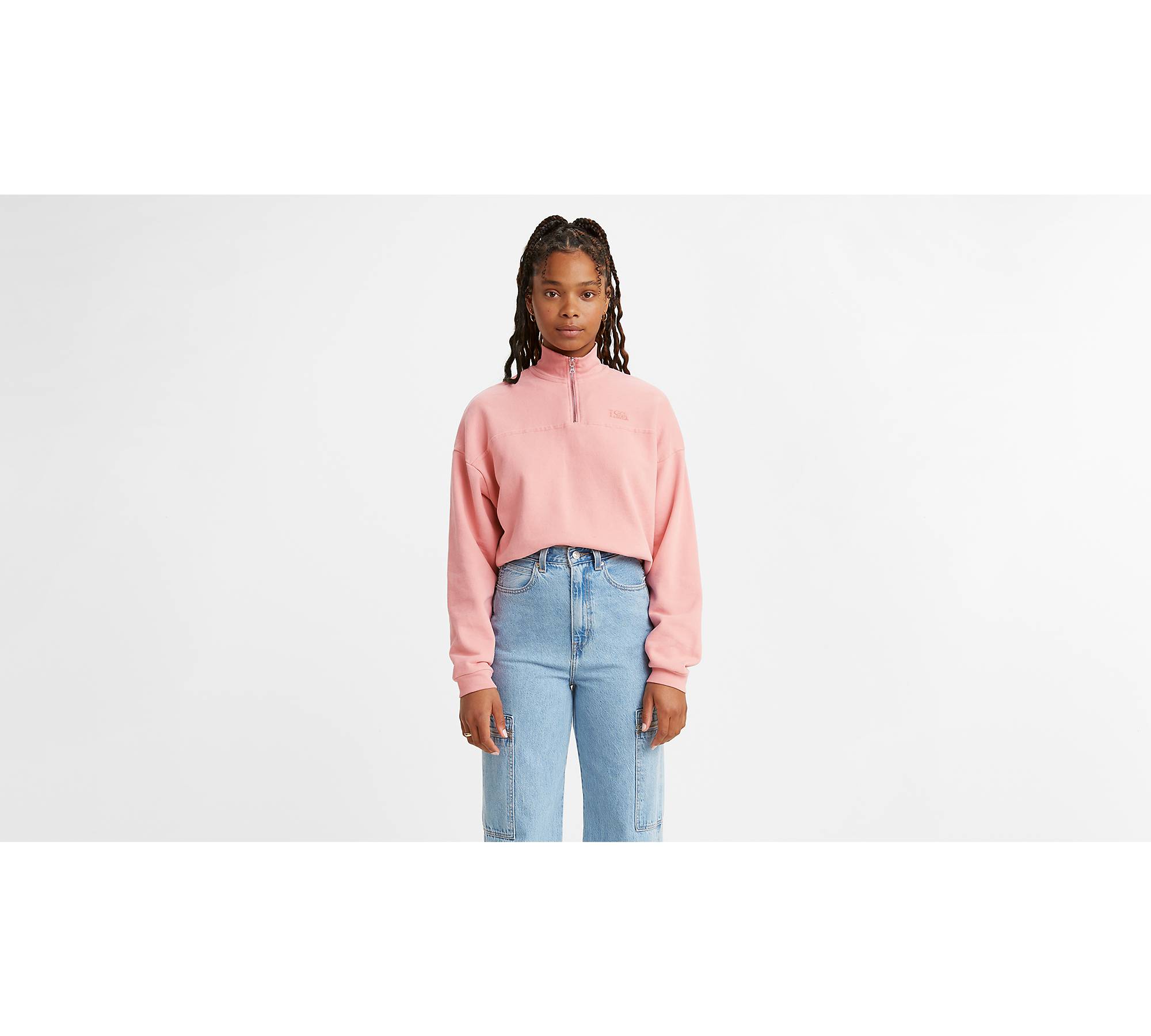 Pom Quarter-zip Sweatshirt - Multi-color | Levi's® US
