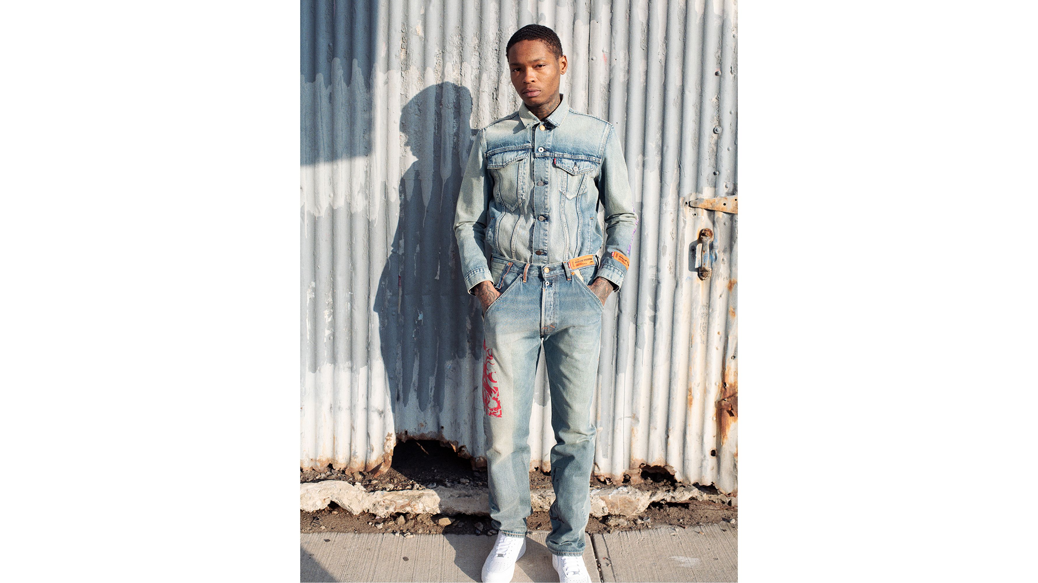 Levi's® X Heron Preston 501® '93 Straight Men's Jeans - Medium Wash | Levi's®  US