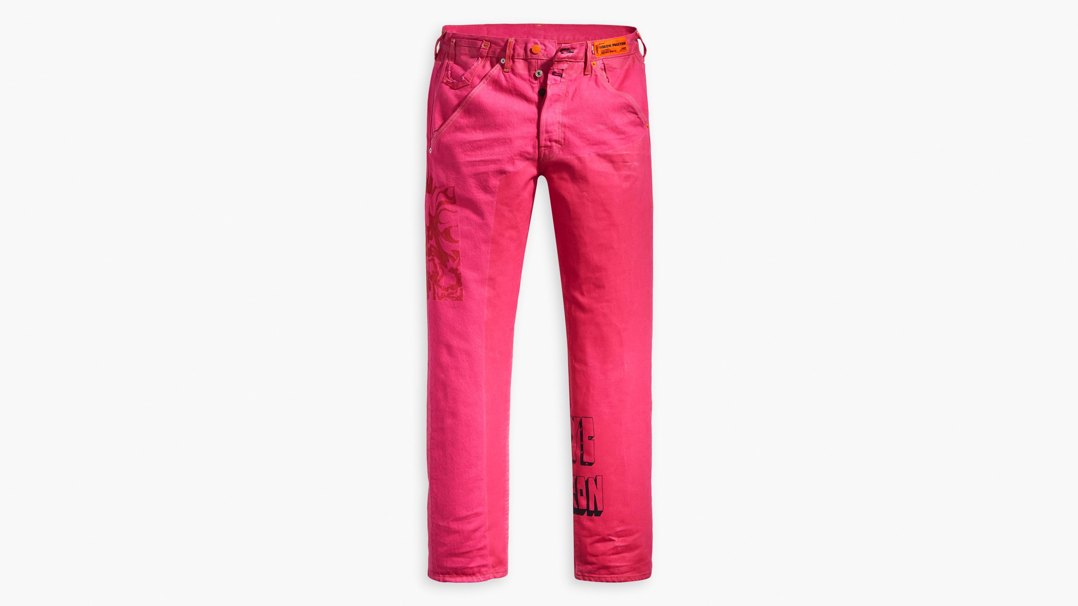 Levi'sÂ® X Heron Preston 501Â® '93 Straight Men's Jeans - Red | Levi'sÂ® US