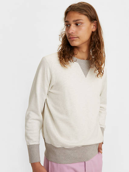 Men’s Vintage Sweaters History 20s, 30s, 40s, 50s, 60s, 70s, 80s Levis Bay Meadows Sweatshirt - Mens L $75.98 AT vintagedancer.com