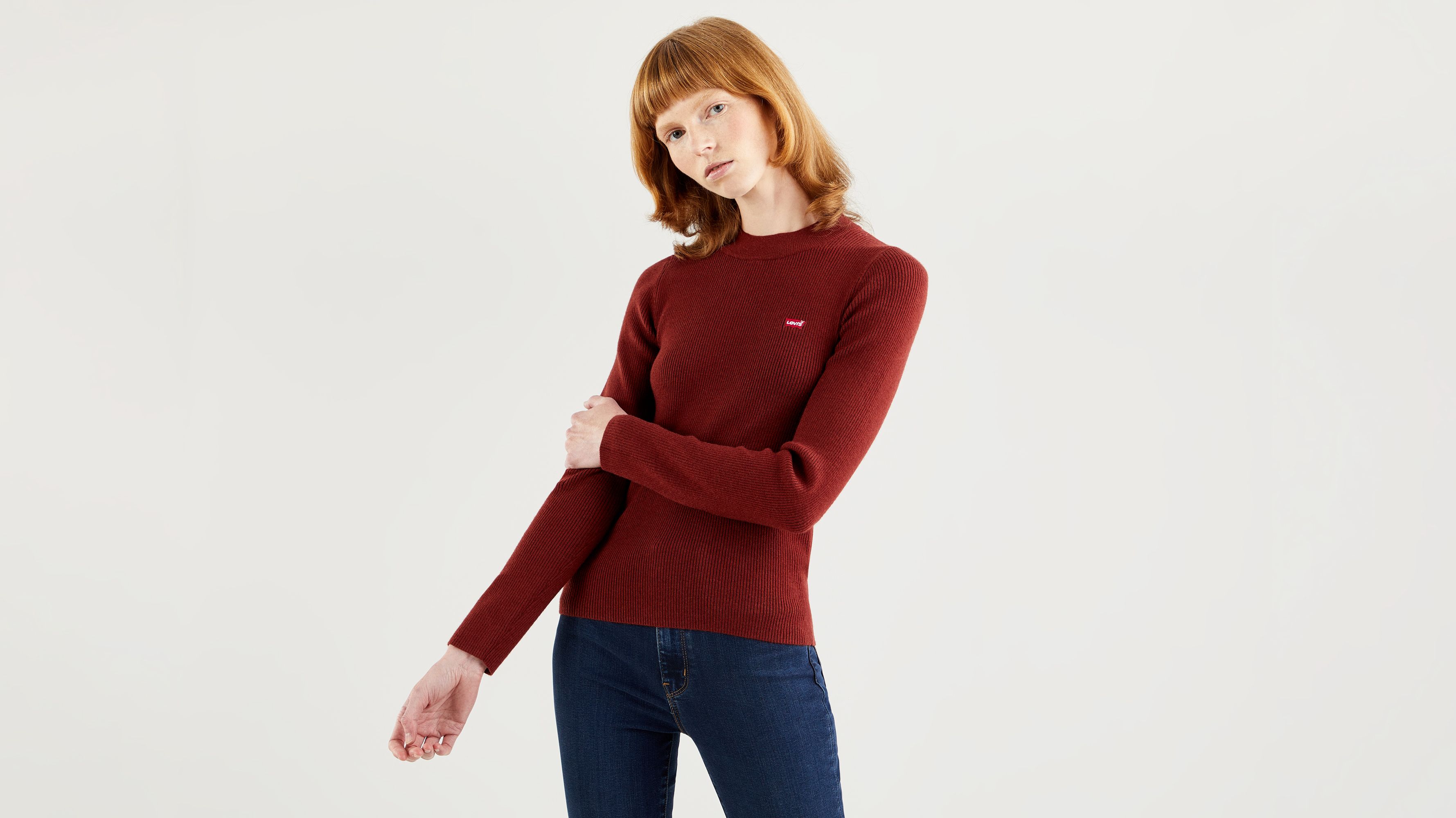 Sudadera acanalada de cuello redondo 3