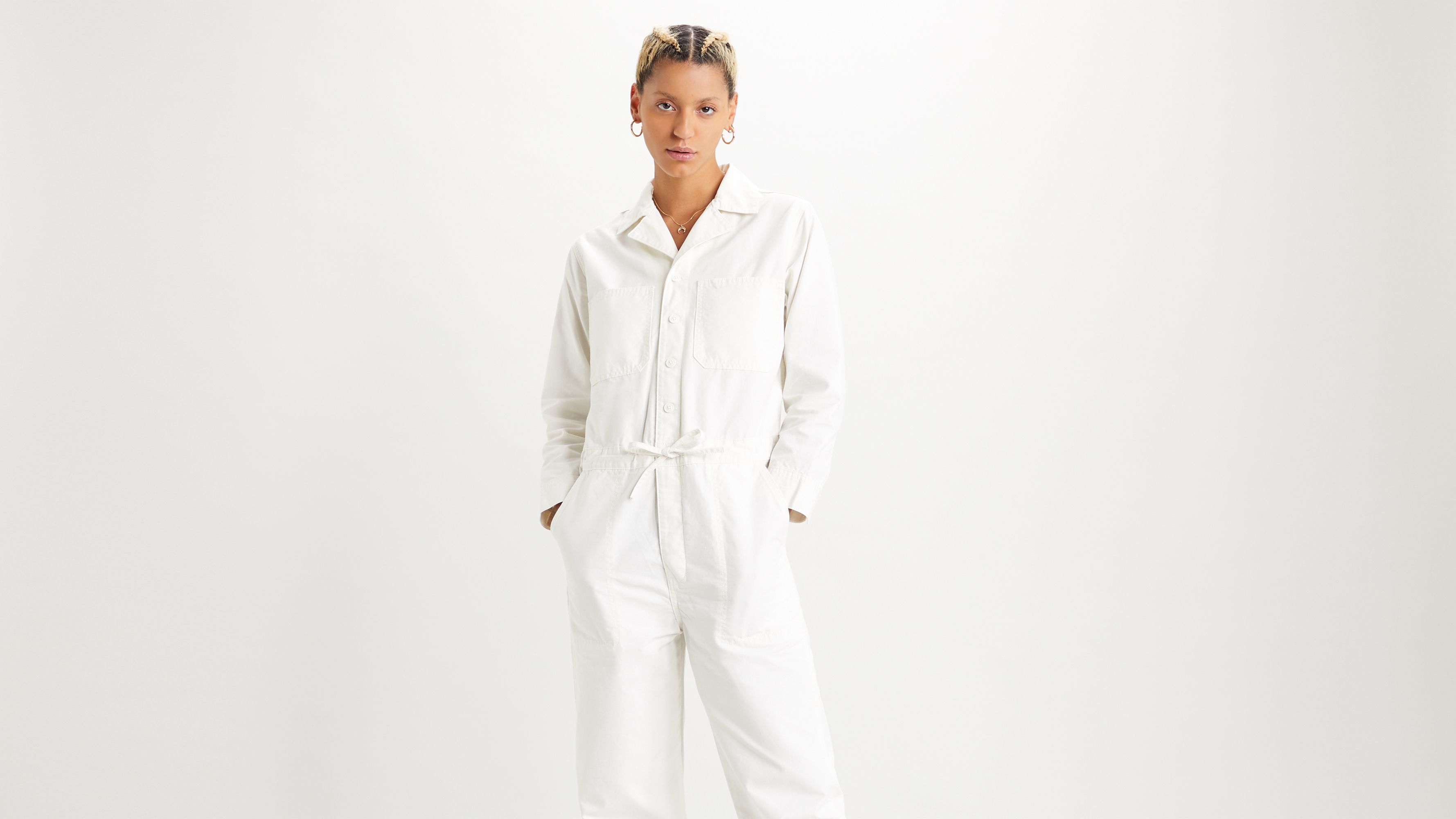 Utility Jumpsuit - White | Levi's® US