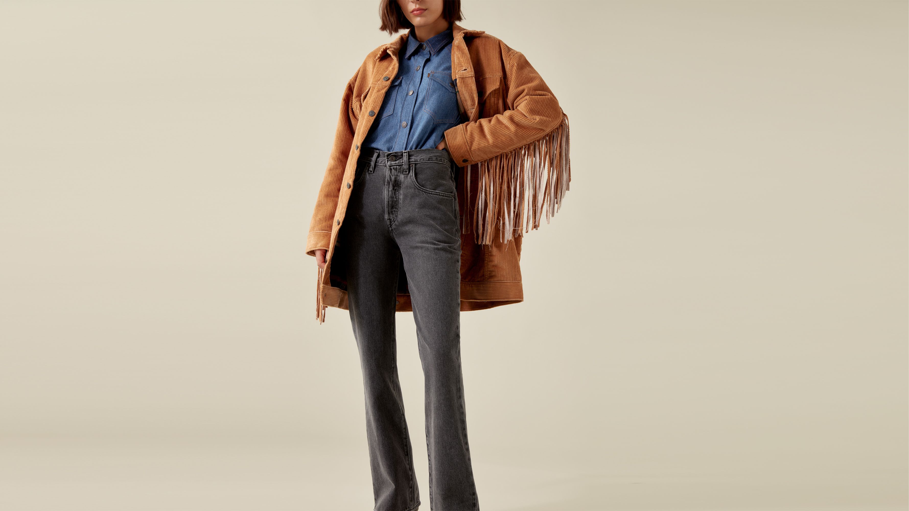 levi's extra long trucker