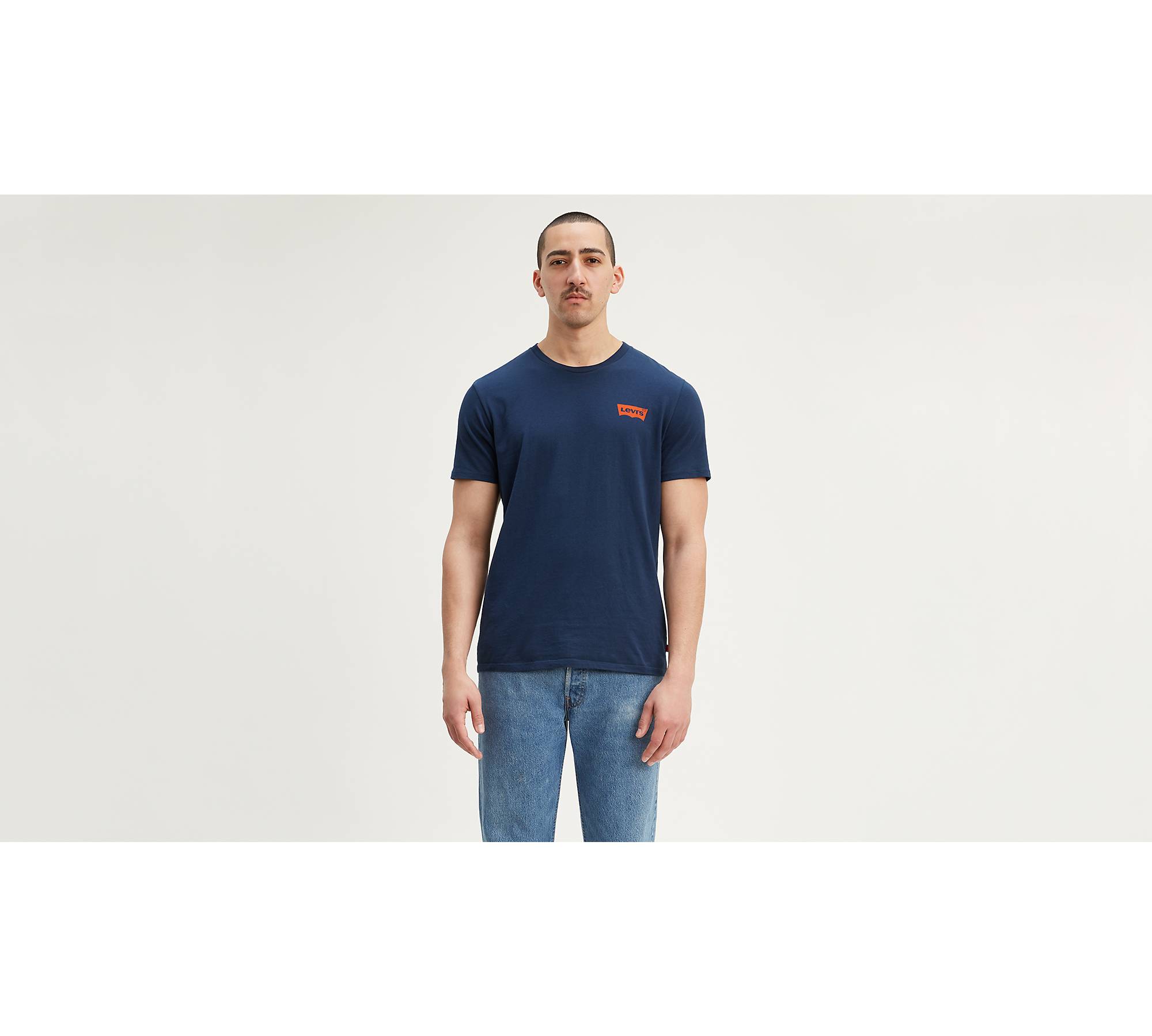Levi’s® Chest Patch Logo Tee Shirt - Blue | Levi's® US