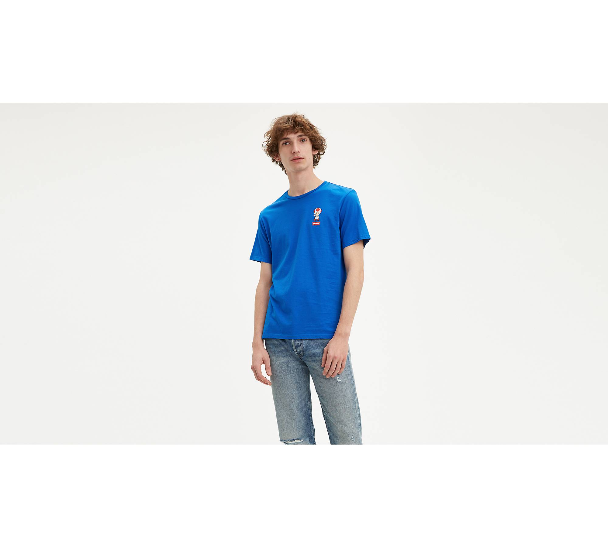 Graphic Crewneck Tee Shirt - Blue | Levi's® US
