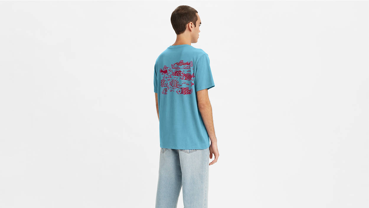 Graphic Crewneck T-shirt - Blue | Levi's® US