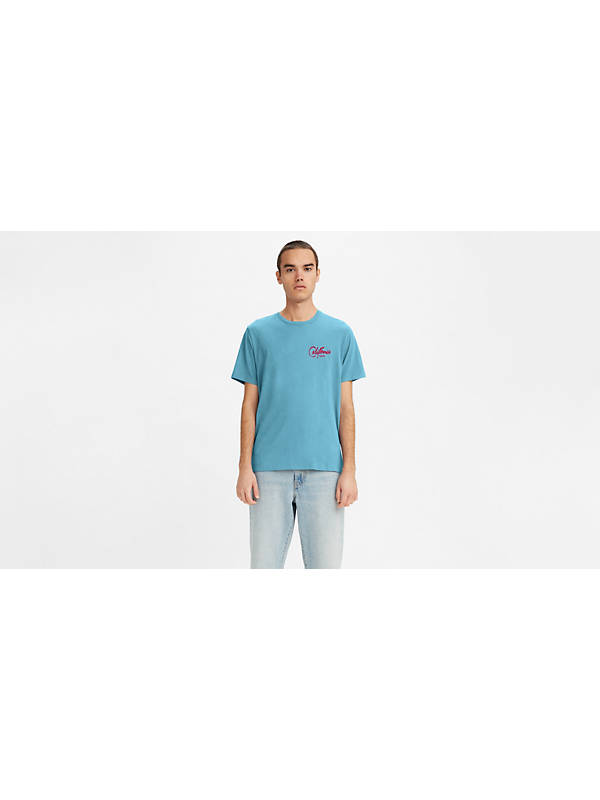 Graphic Crewneck T-shirt - Blue | Levi's® US