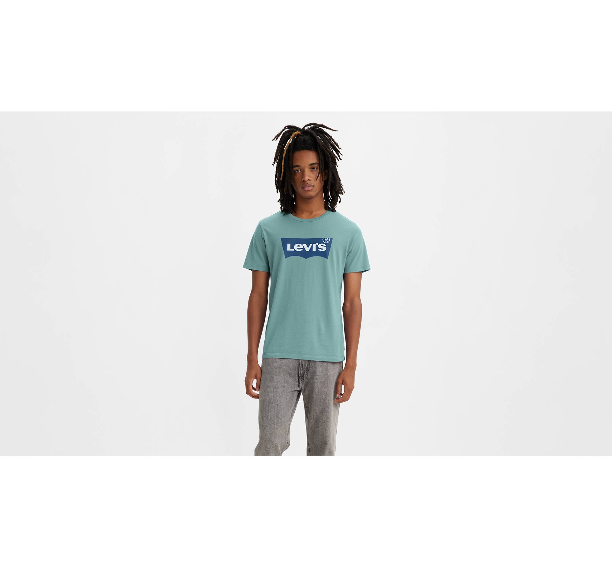 Camiseta Estampada De Cuello - Azul | Levi's® ES