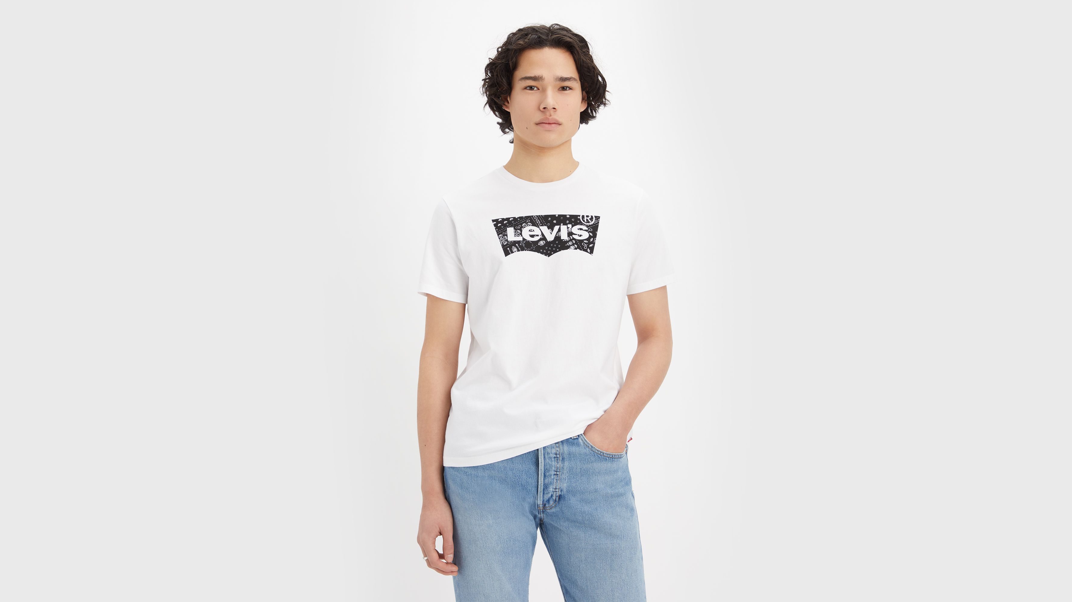 Koszulka z zaokrąglonym dekoltem z grafiką 1