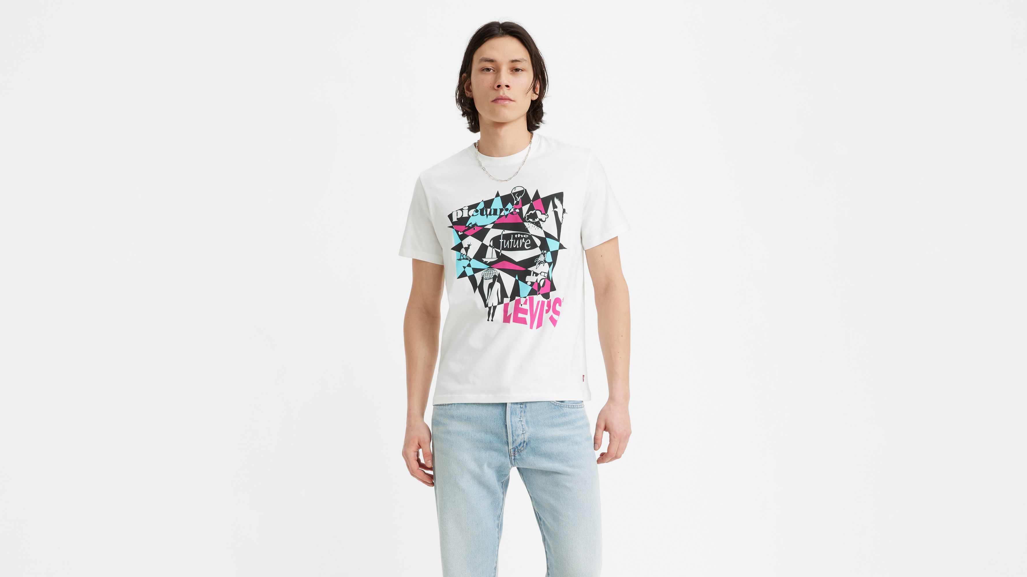 Graphic Crewneck Tee - White | Levi's® AL