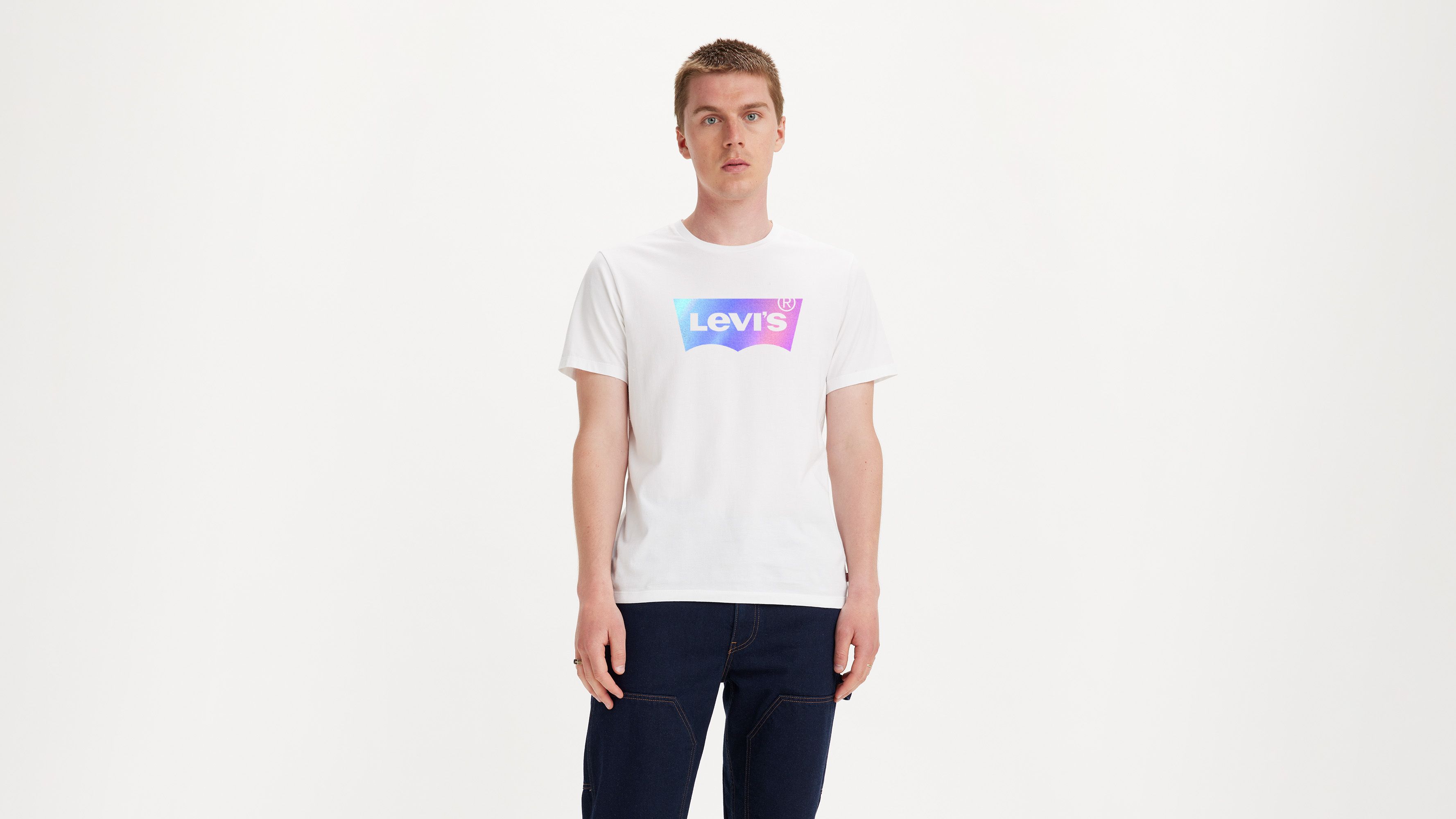 Tee shirt 2025 levis bleu