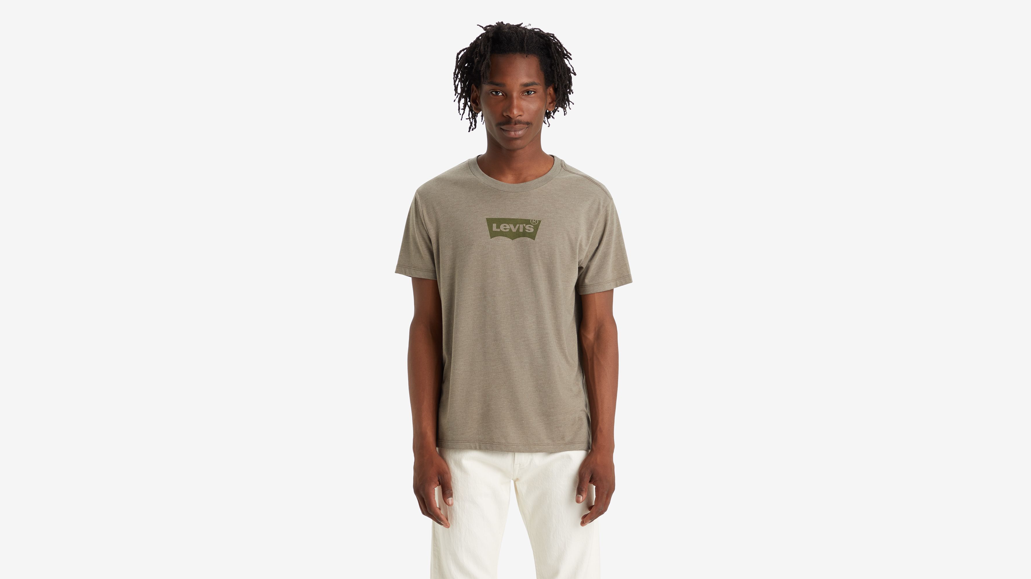 levi's olive green shirt