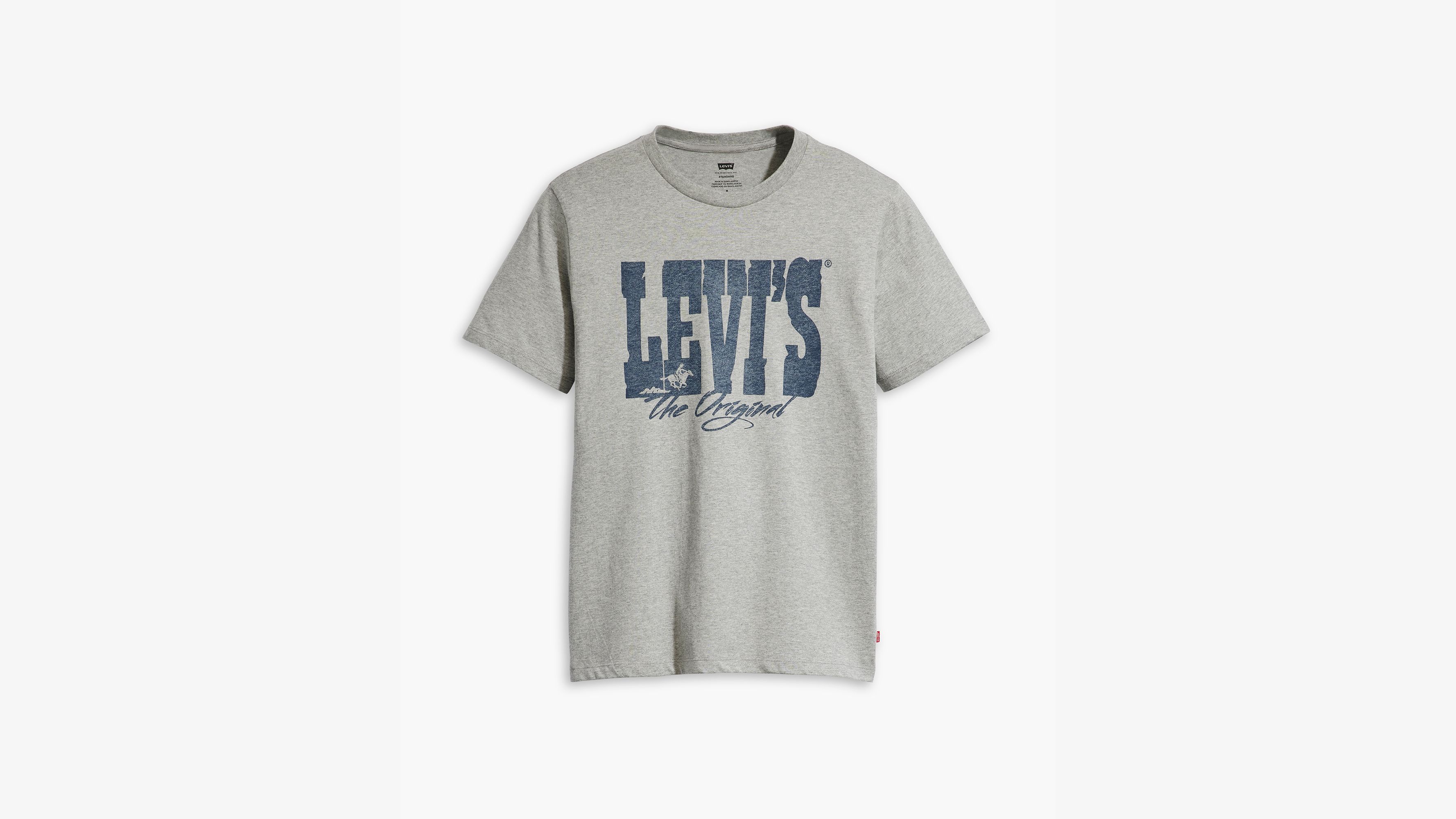 TMGE Levi's スカルプリント Tシャツ グレー S Classic Graphic T-shirt - Grey | Levi's® US