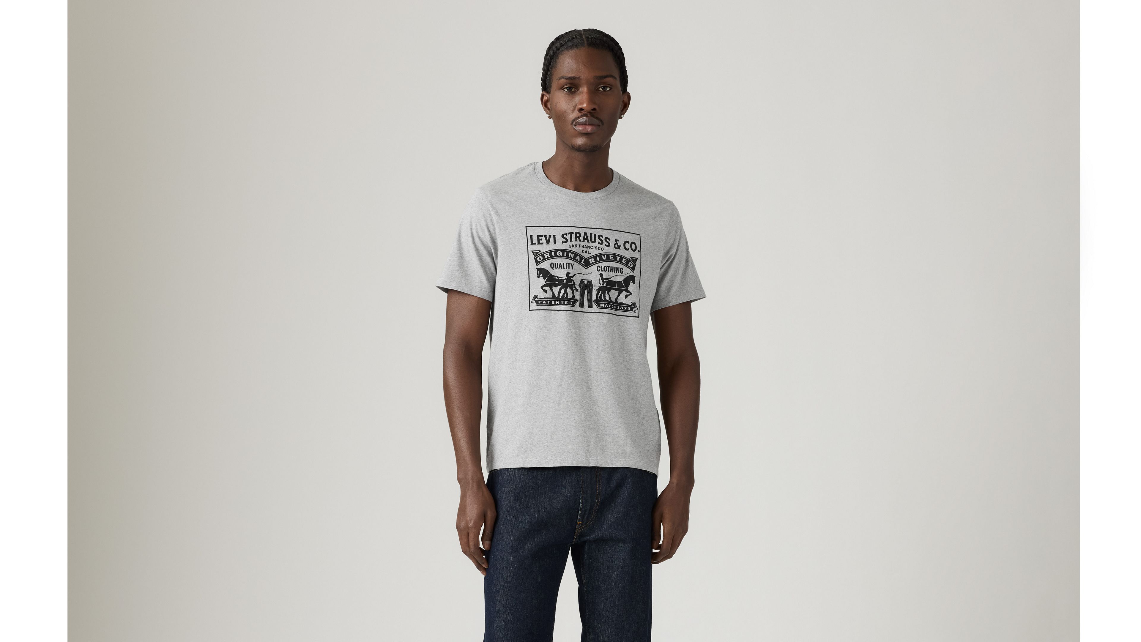 Two Horse Graphic Tee Shirt