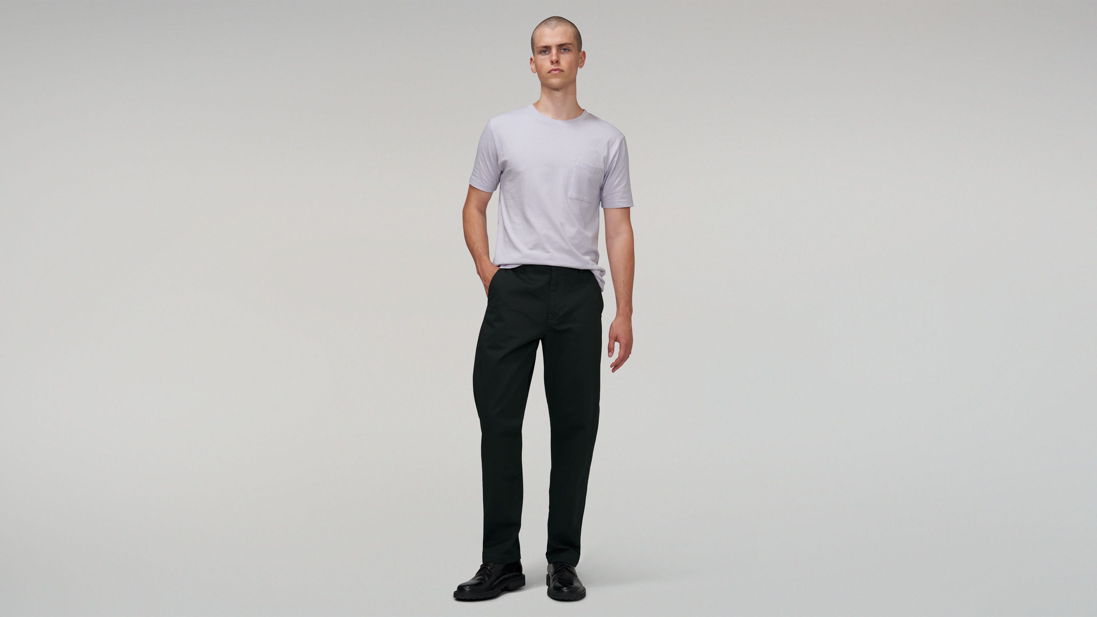 levis black chinos