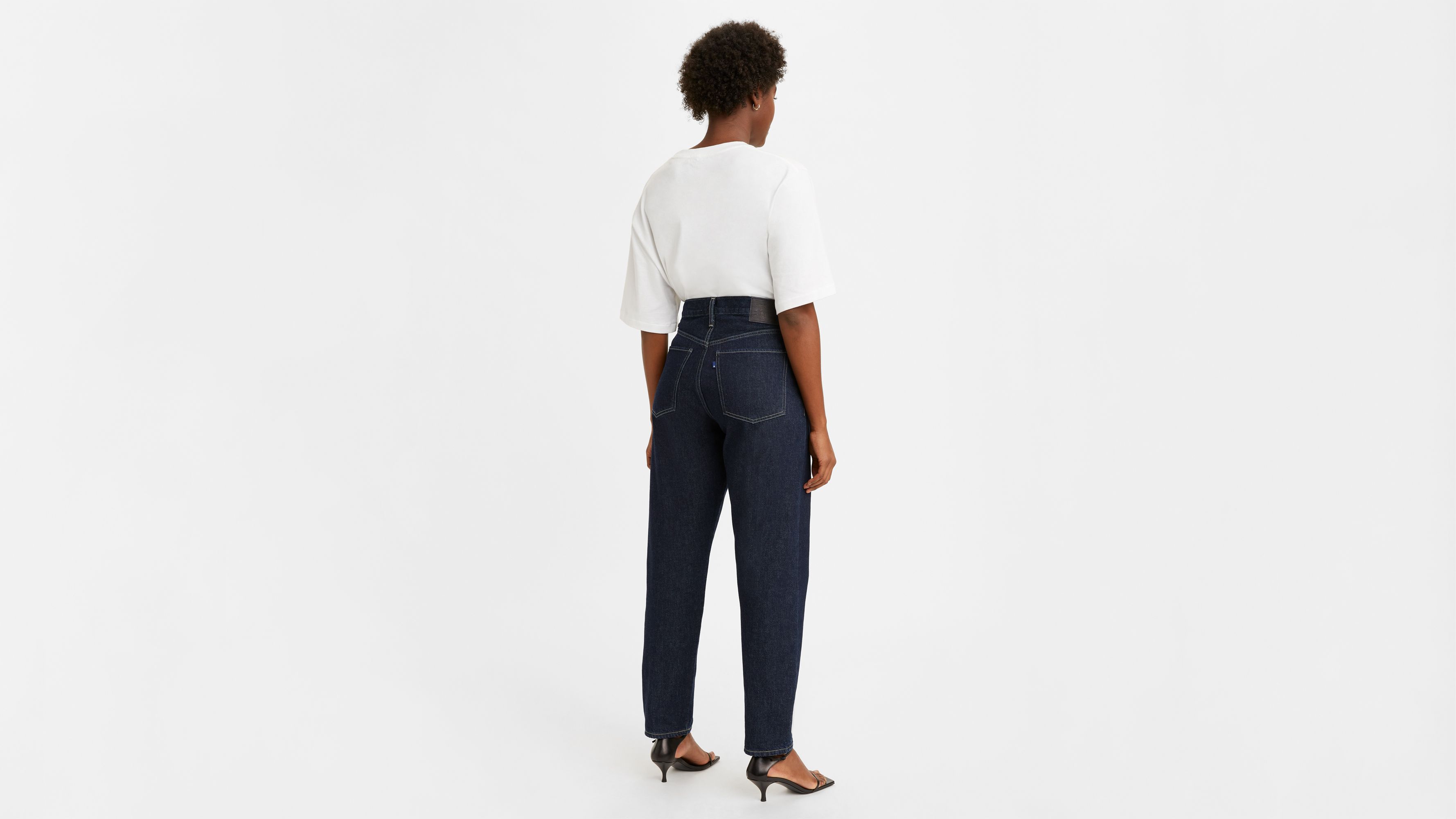 Pleated Column Women's Jeans 3