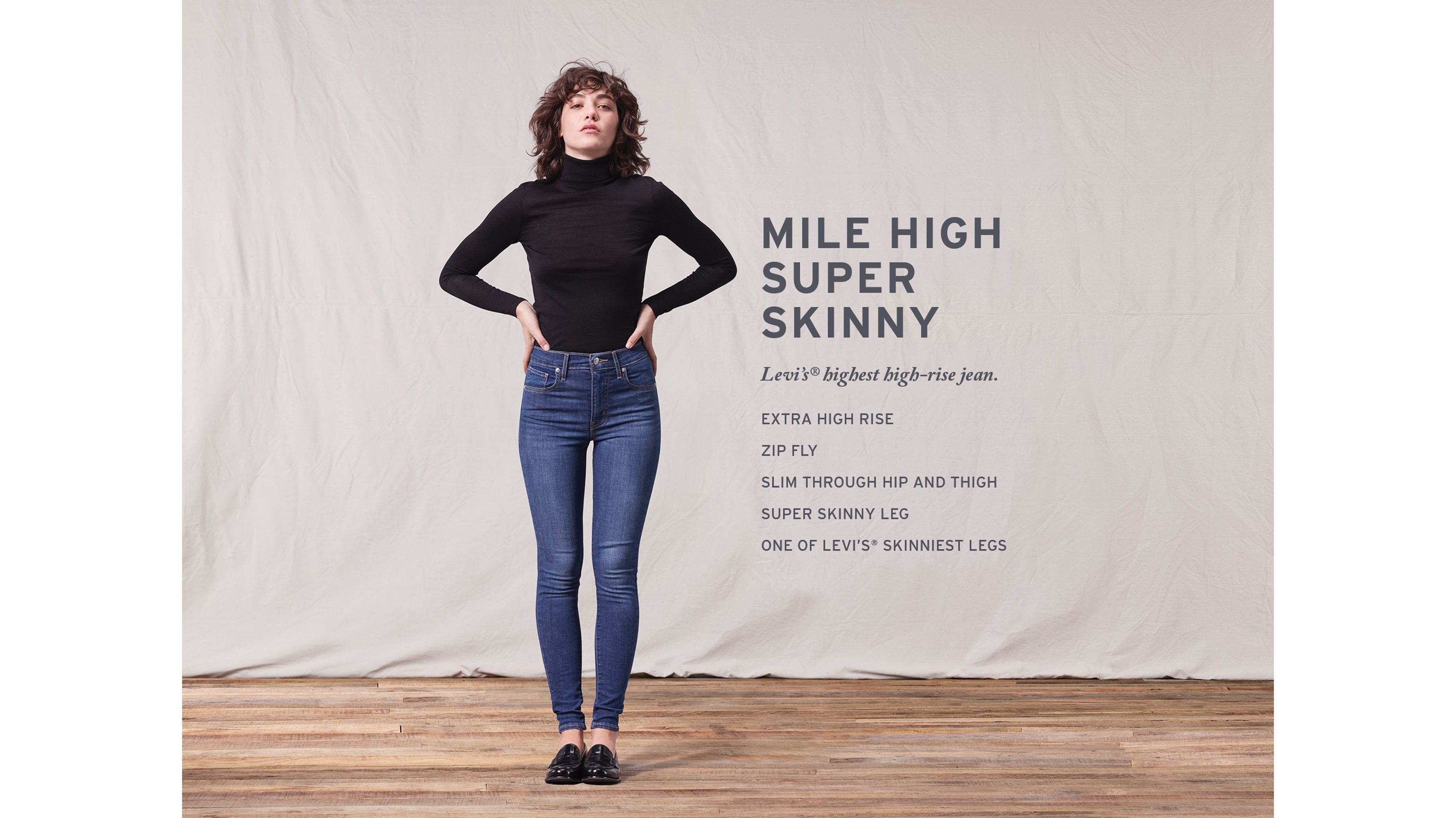 levi's mile high skinny