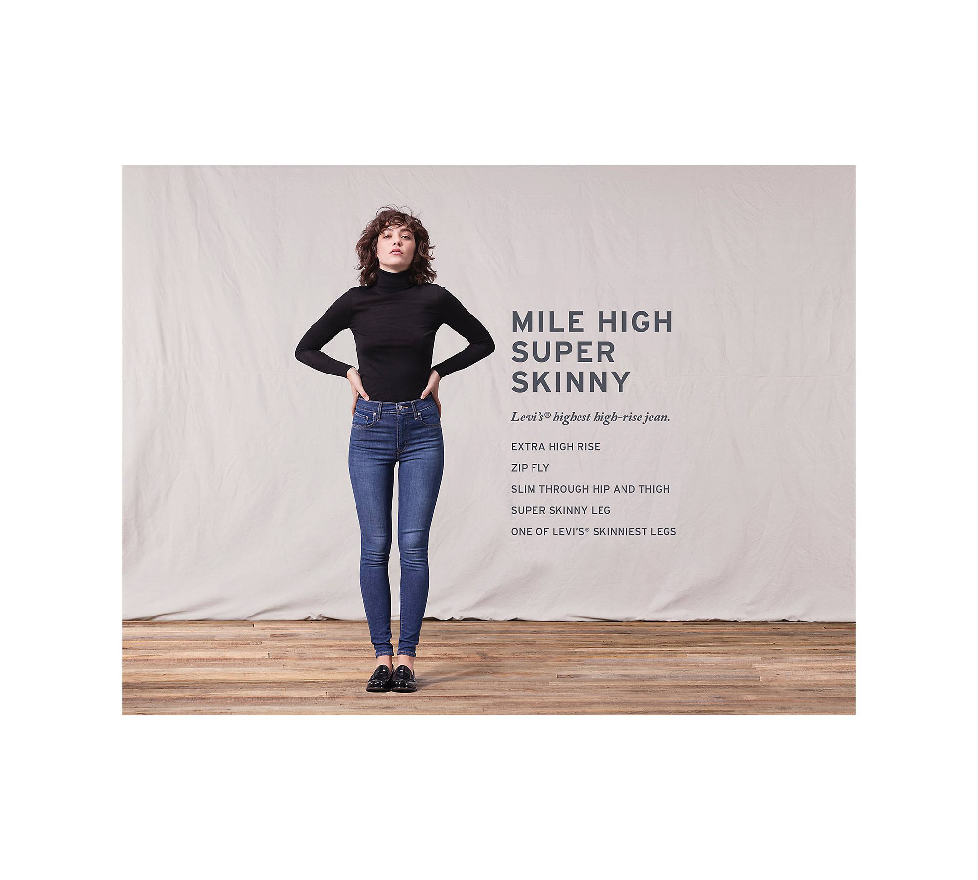 inden længe overalt fusionere Mile High Super Skinny Women's Jeans - Black | Levi's® US