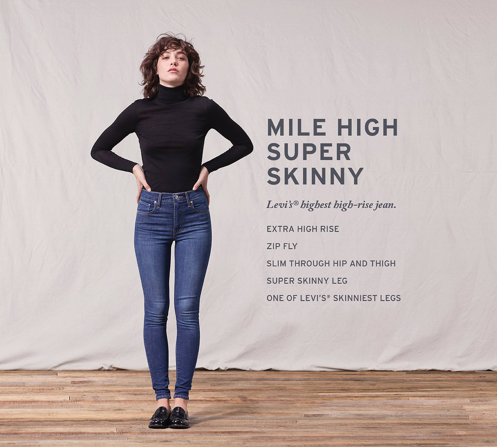 Mile High Super Skinny Women's Jeans - Black