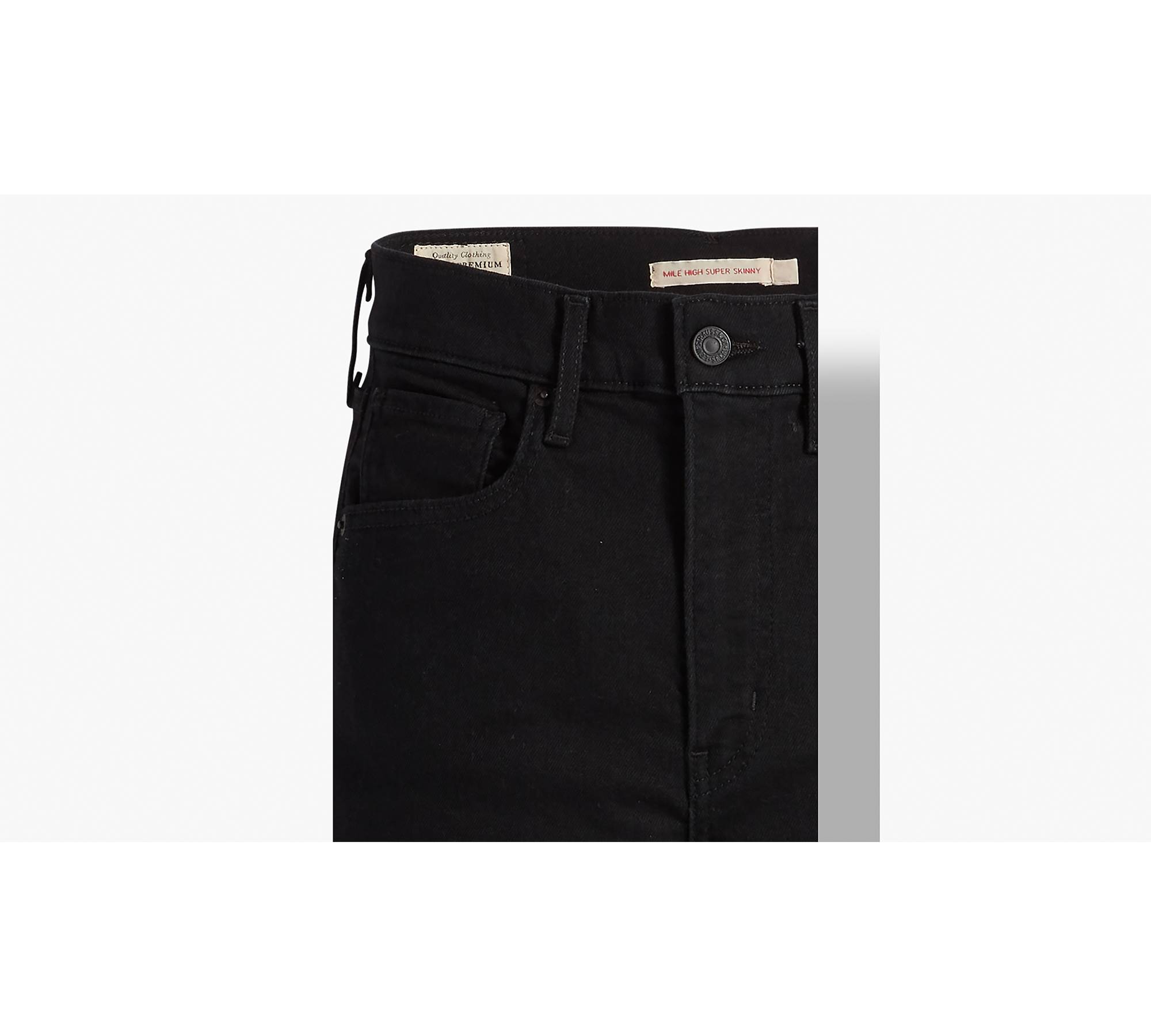 Mile High Super Skinny Jeans - Black | Levi's® GB