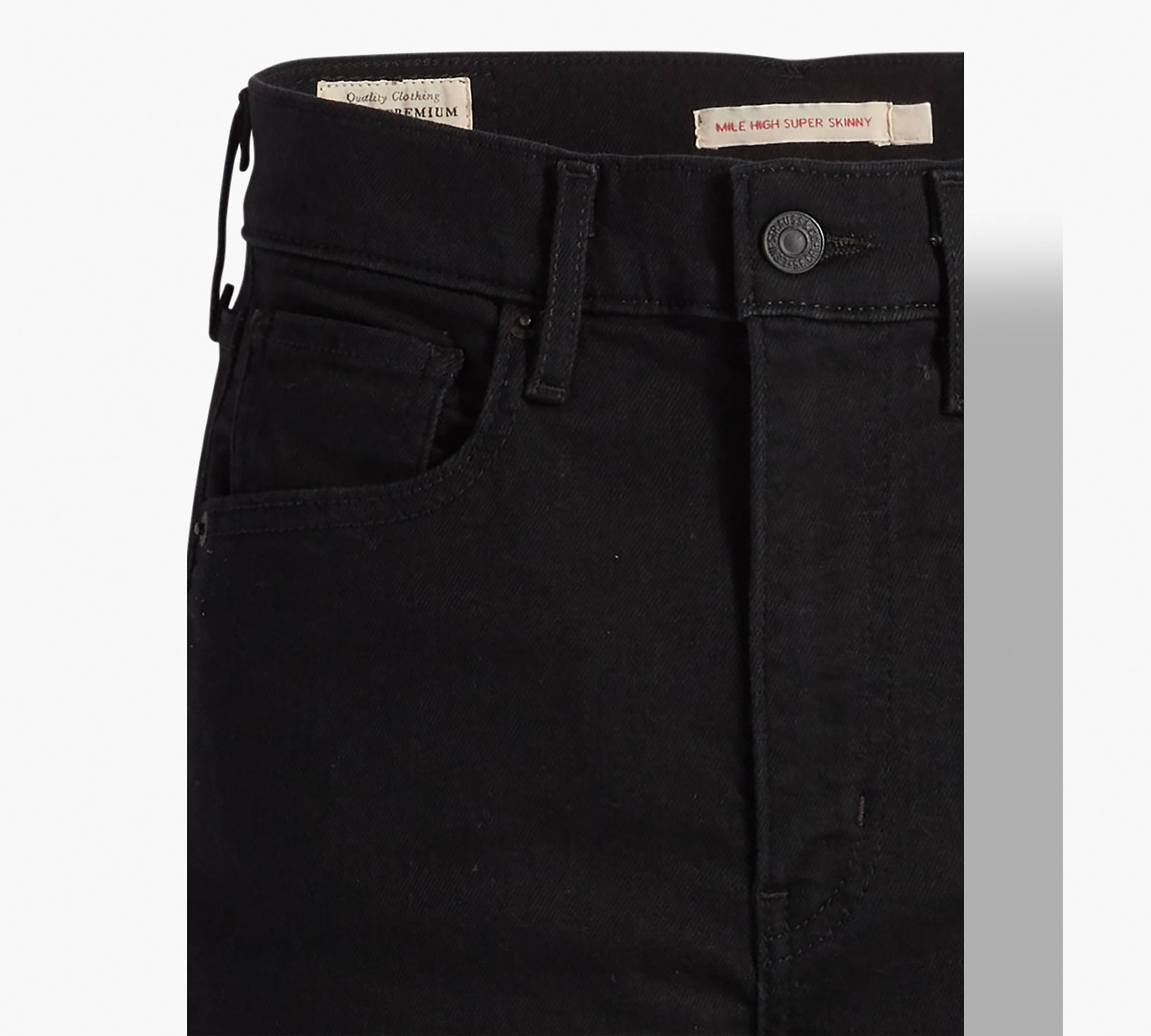Mile High Super Skinny Jeans - Black | Levi's® GB