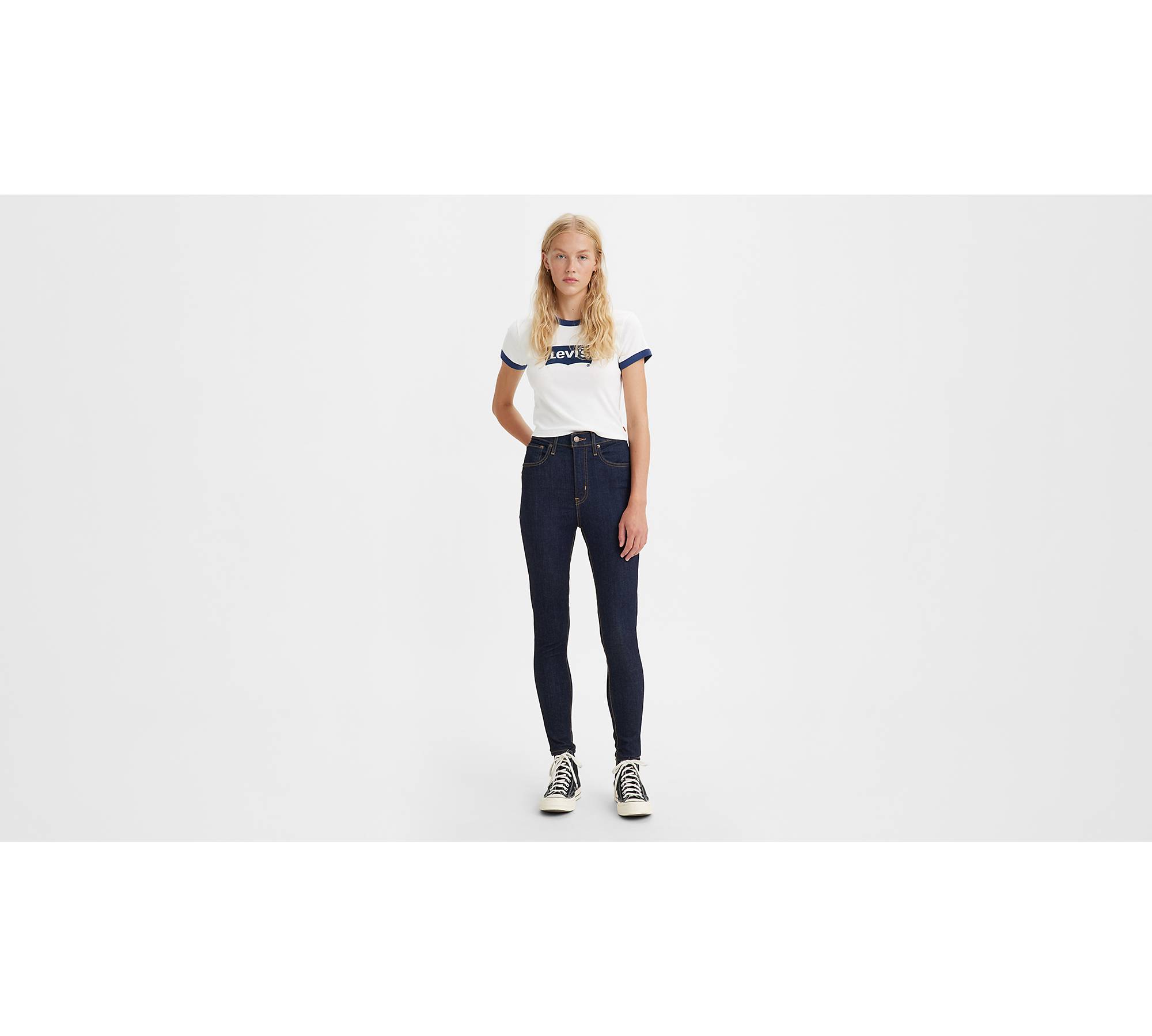 Samarbejde Afskedige Isse Mile High Super Tætsiddende Jeans - Blå | Levi's® DK