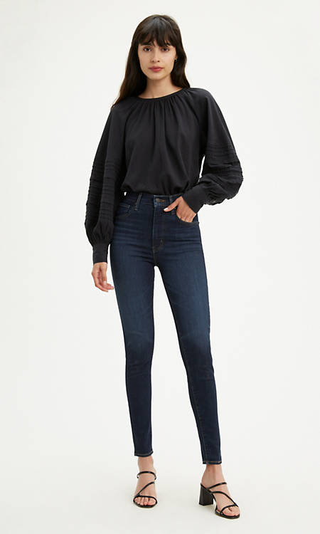 Papa dennenboom rechtdoor Mile High Super Skinny Women's Jeans - Black | Levi's® US