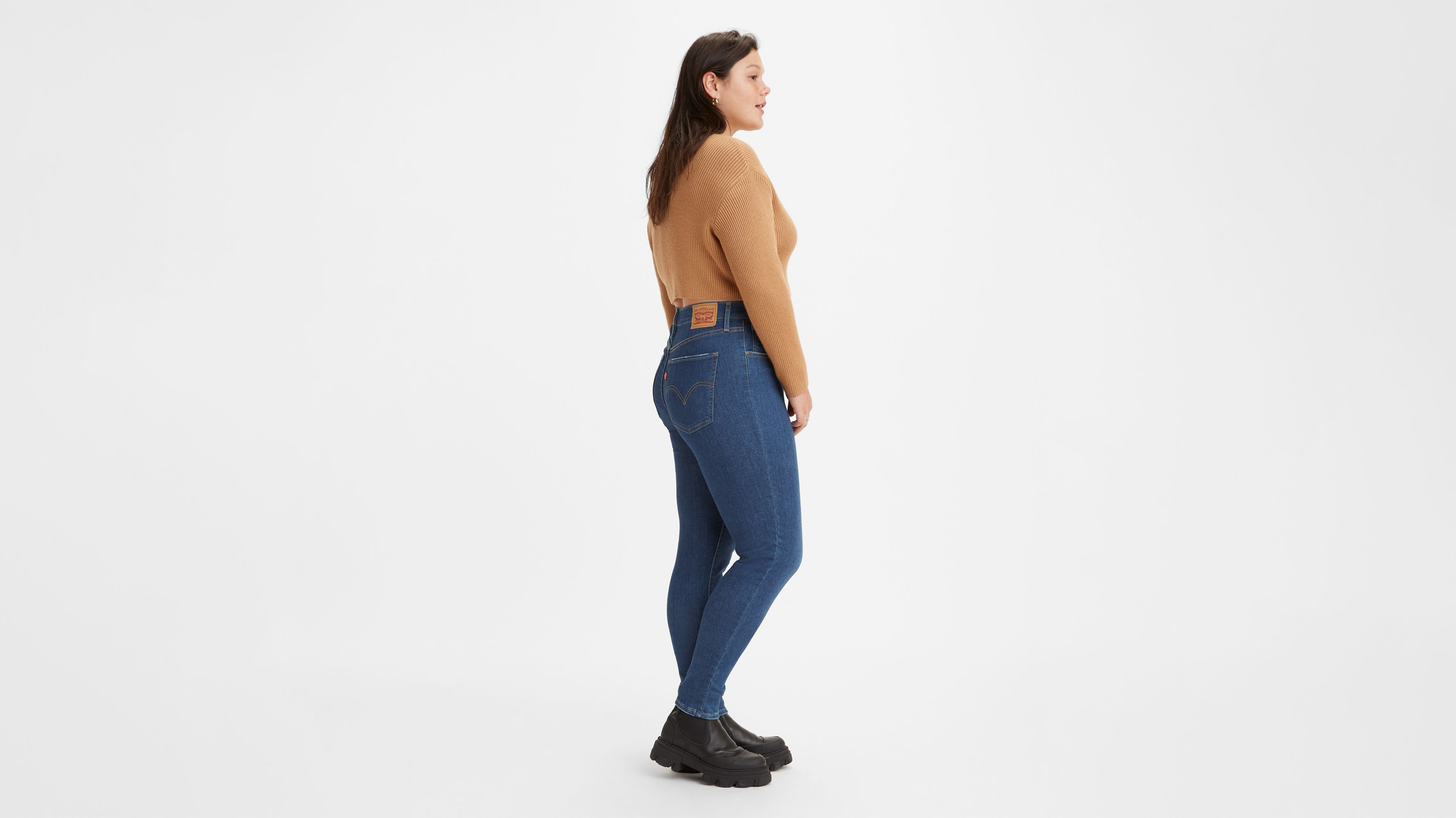 Levi´s ® Mile High Ankle Extra-High Waist Jeans Azul