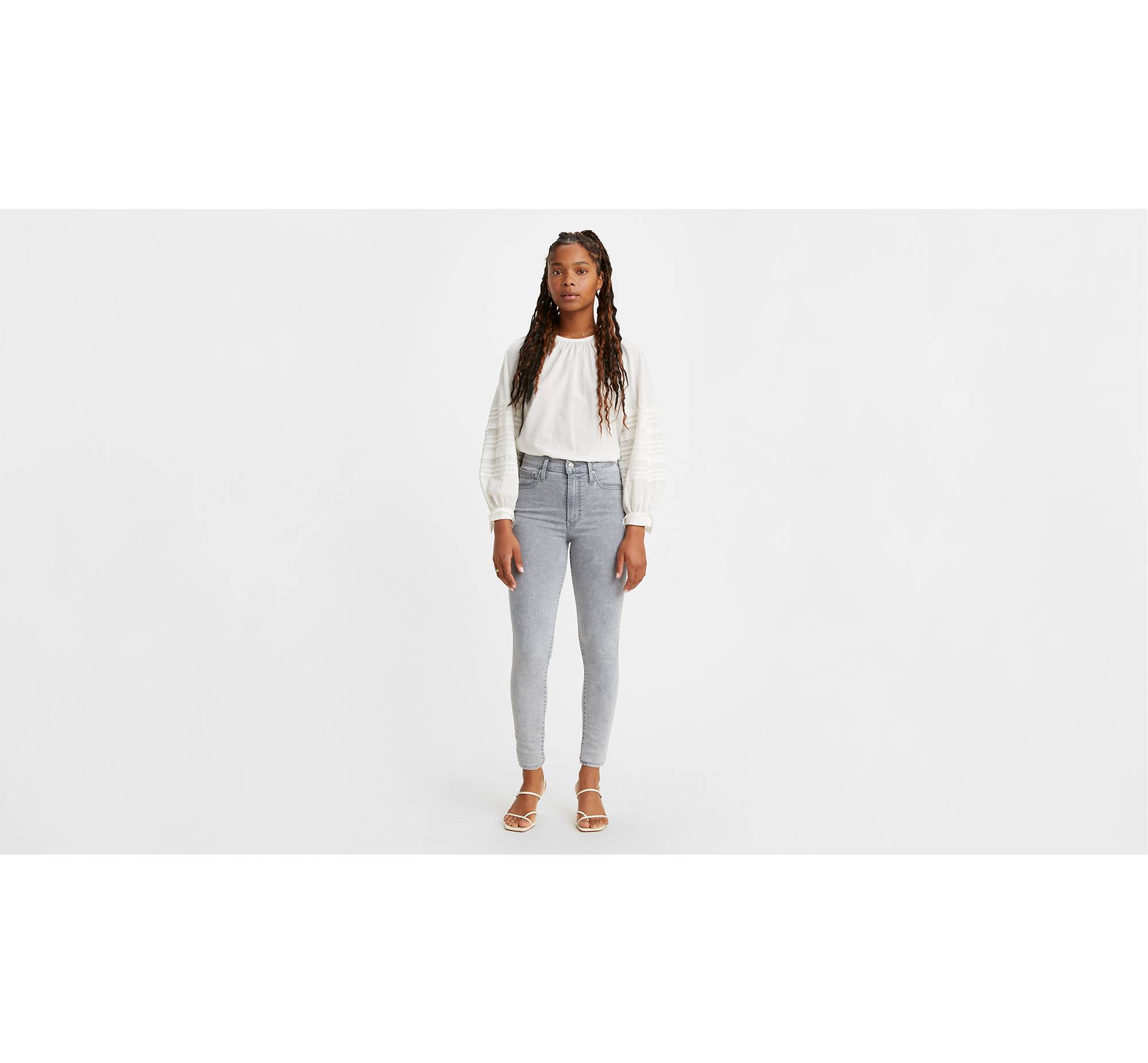 Mile High Super Skinny Women's Jeans - Grey | Levi's® US