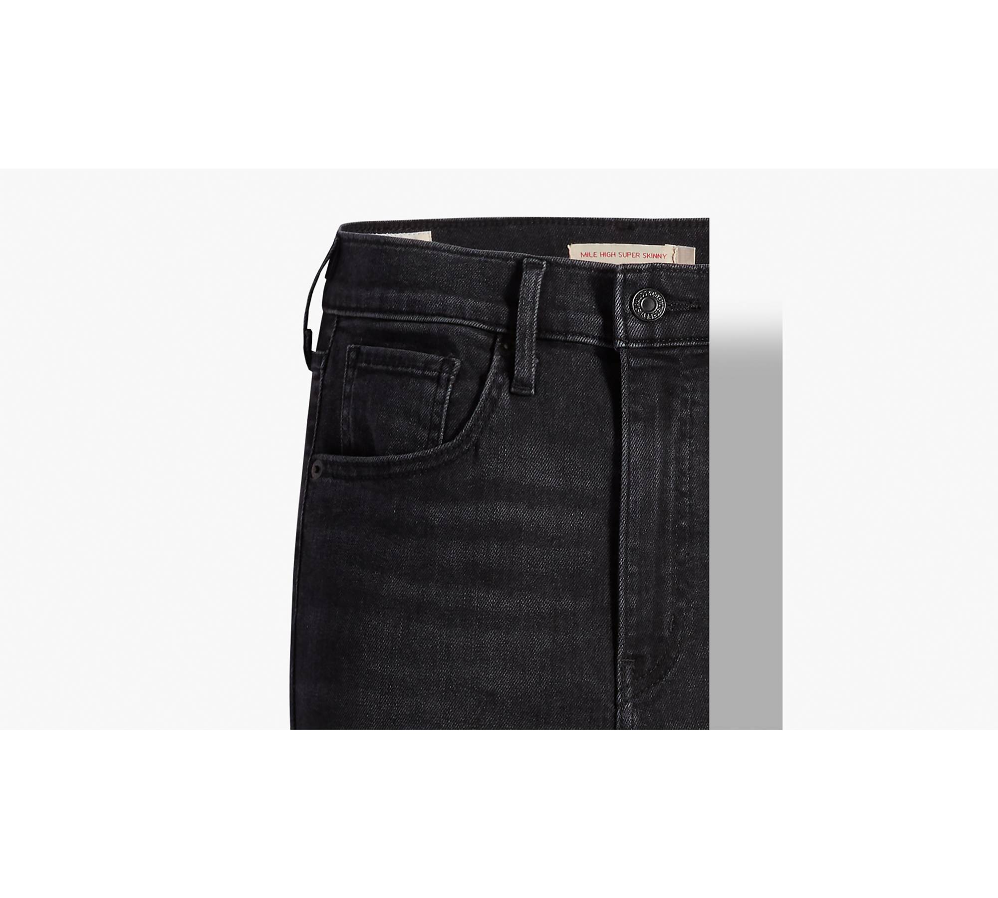 Mile High Super Skinny Jeans - Black | Levi's® NL