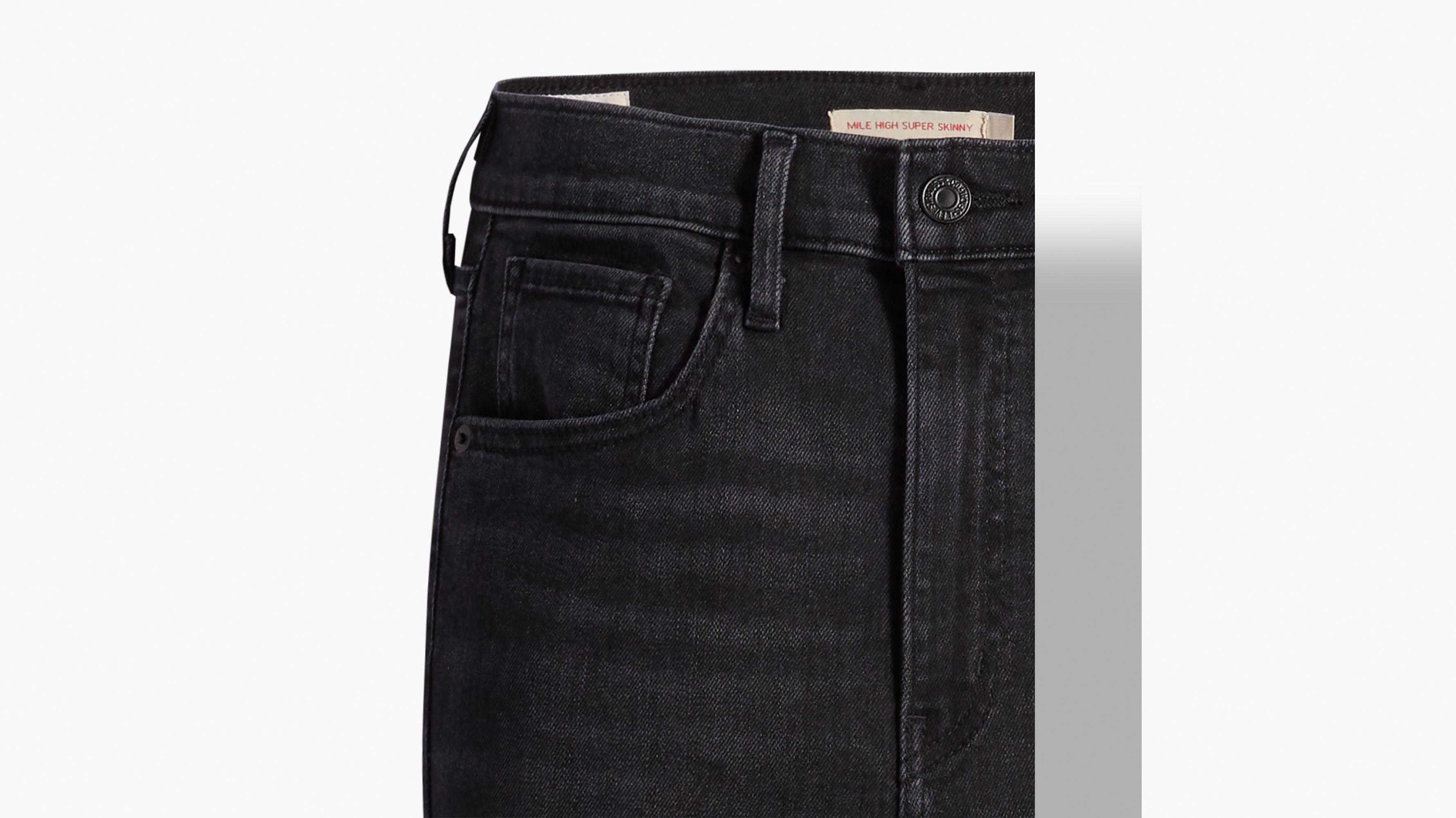 Mile High Super Skinny Women's Jeans - Black | Levi's® US