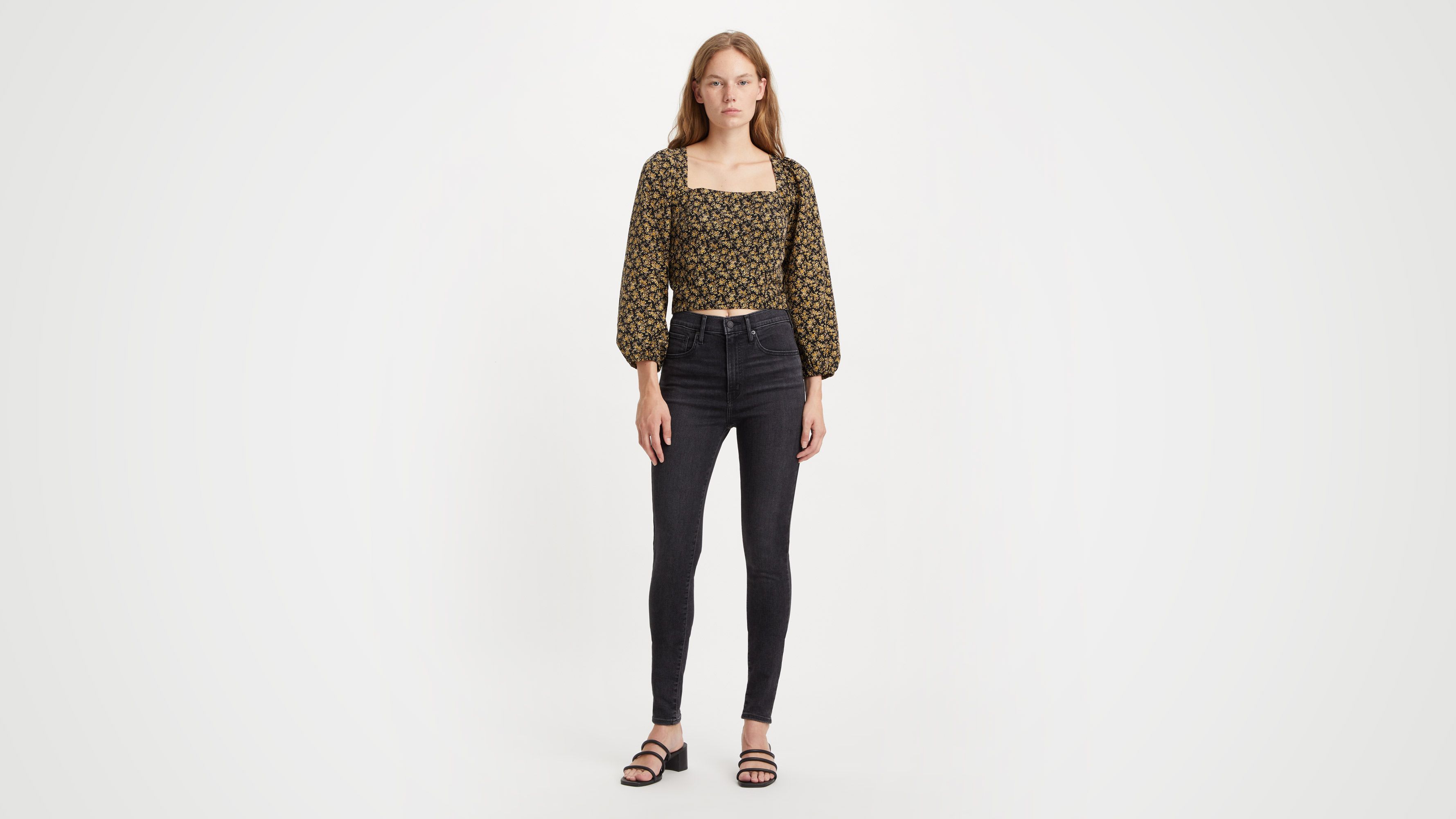 levi's mile high rise super skinny