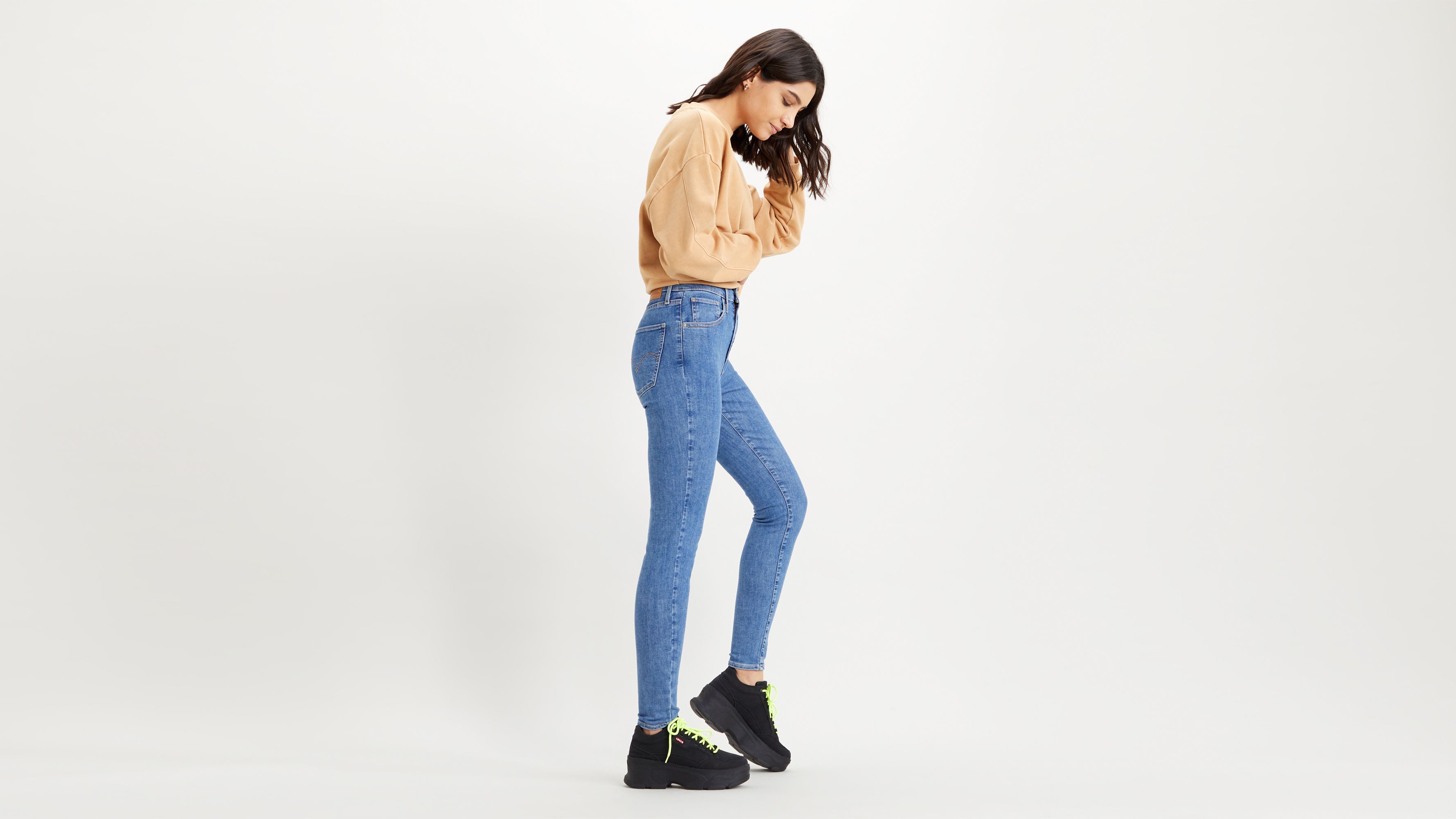 Jean Levi's Mujer Mile High Super Skinny (Azul) 👖🔵