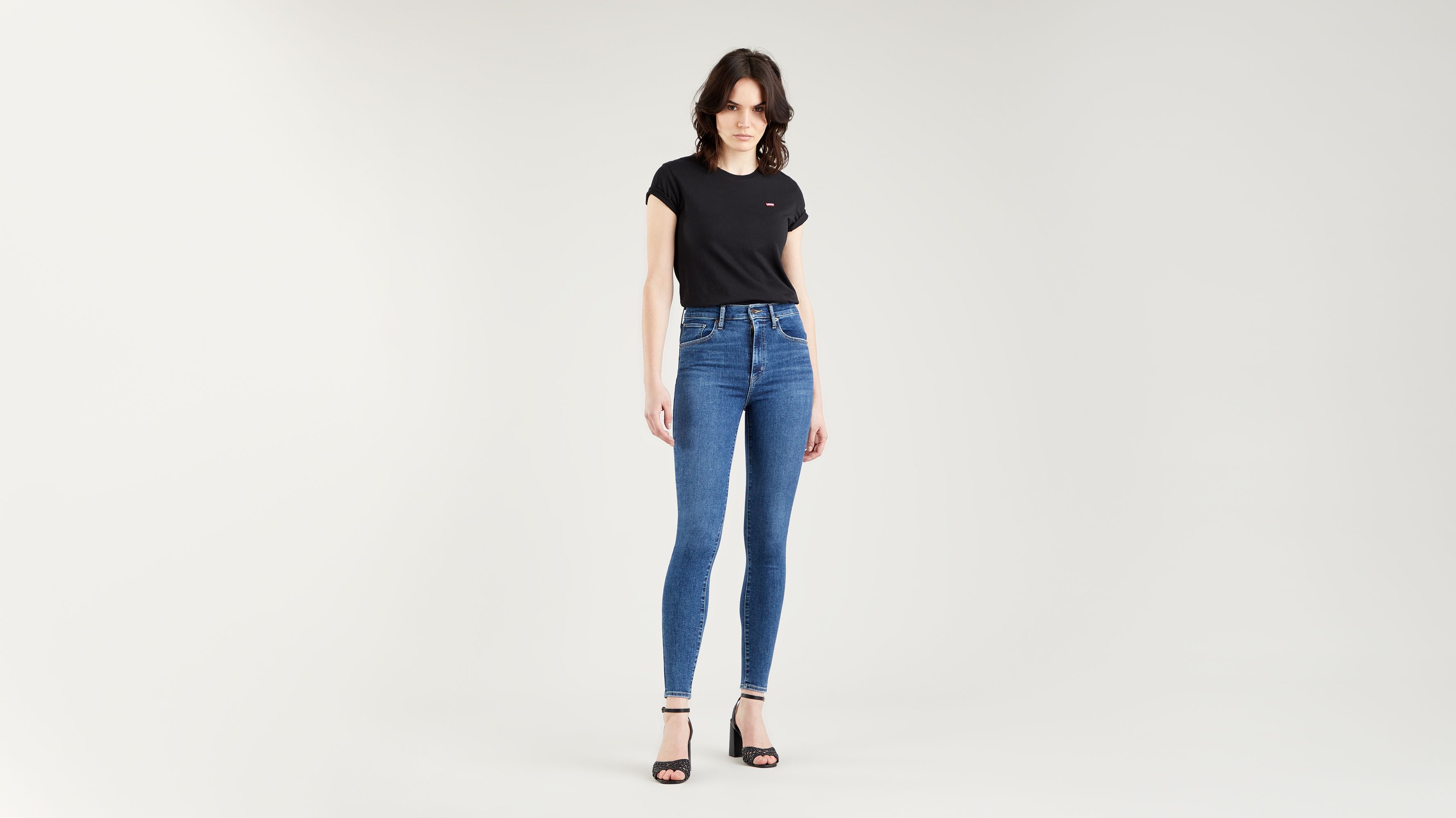 Levi's mile high super skinny jeans la la land on sale