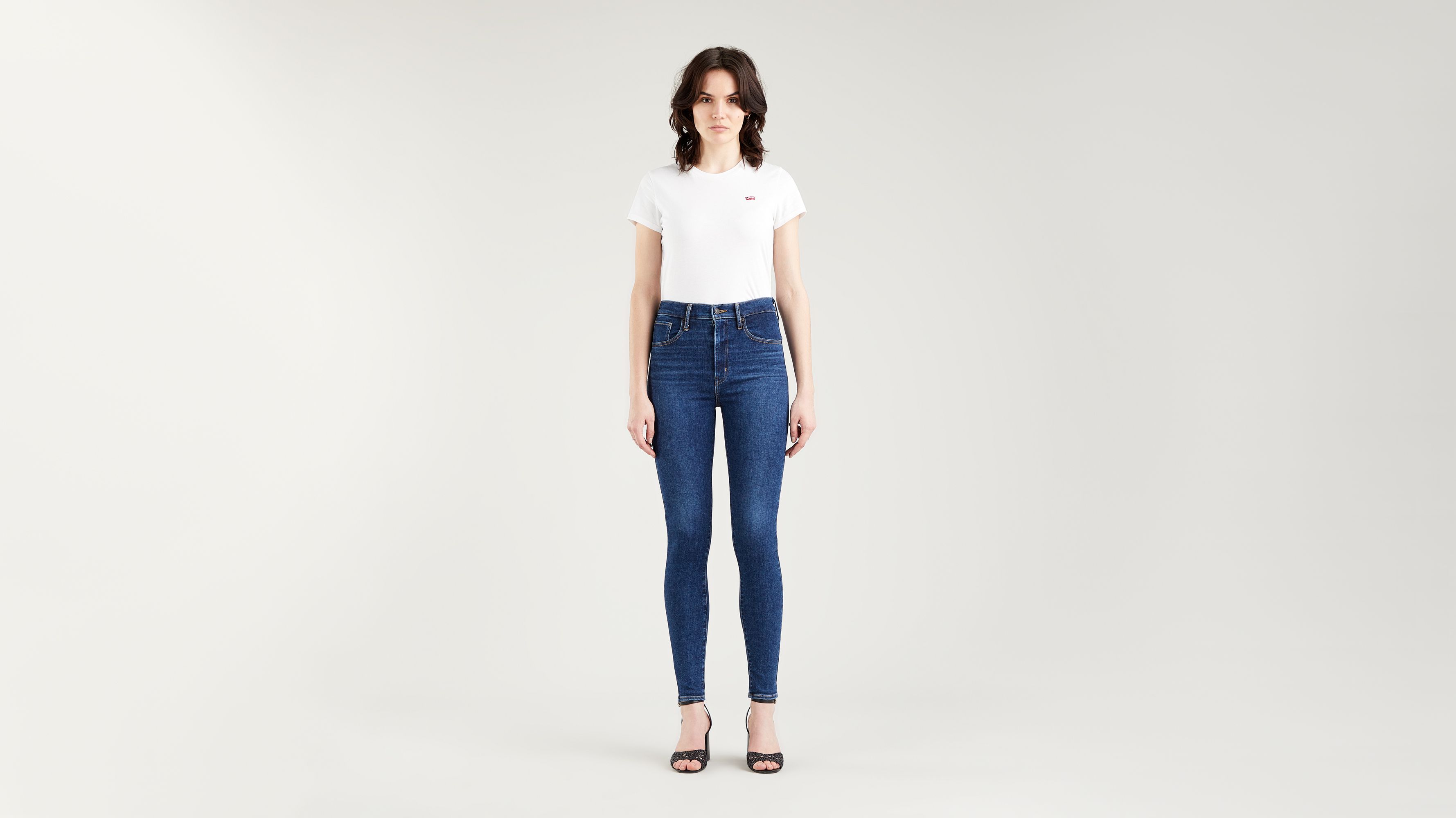 Levi's Mile High Super Skinny Jean Black Haze, Shop Now at Pseudio!