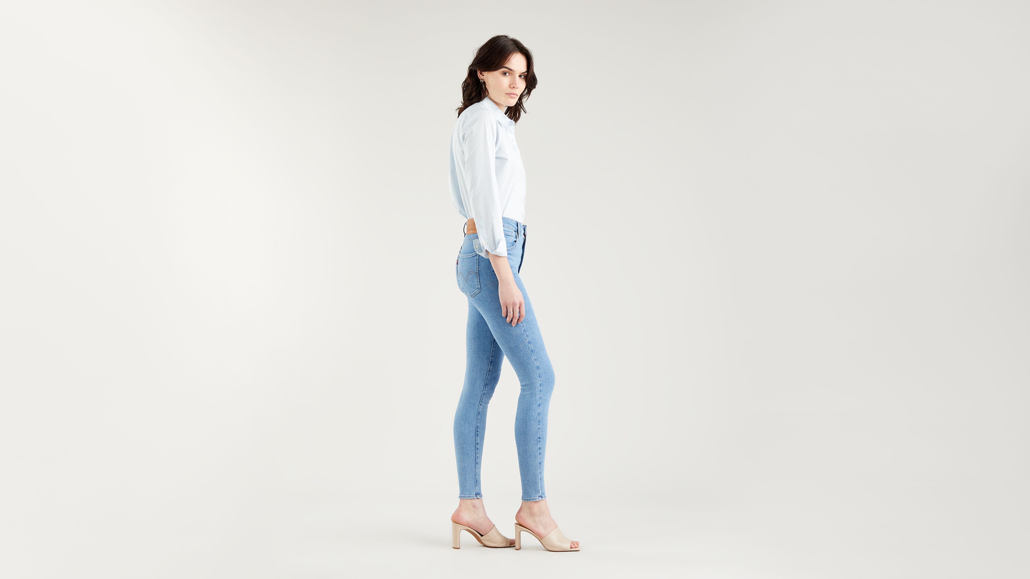 Mile High Super Skinny Jeans Blue Levi s XK