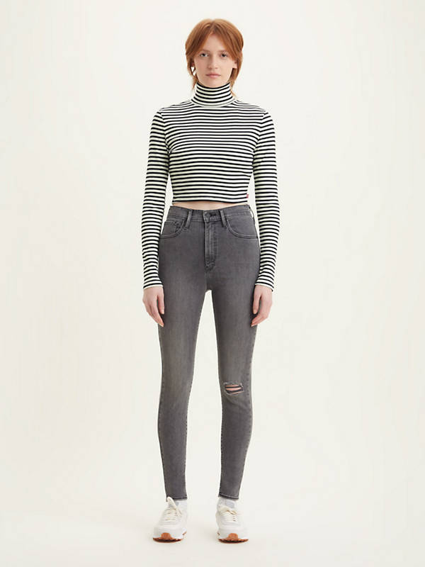 Mile High Super Skinny Jeans - Grey | Levi's® GR