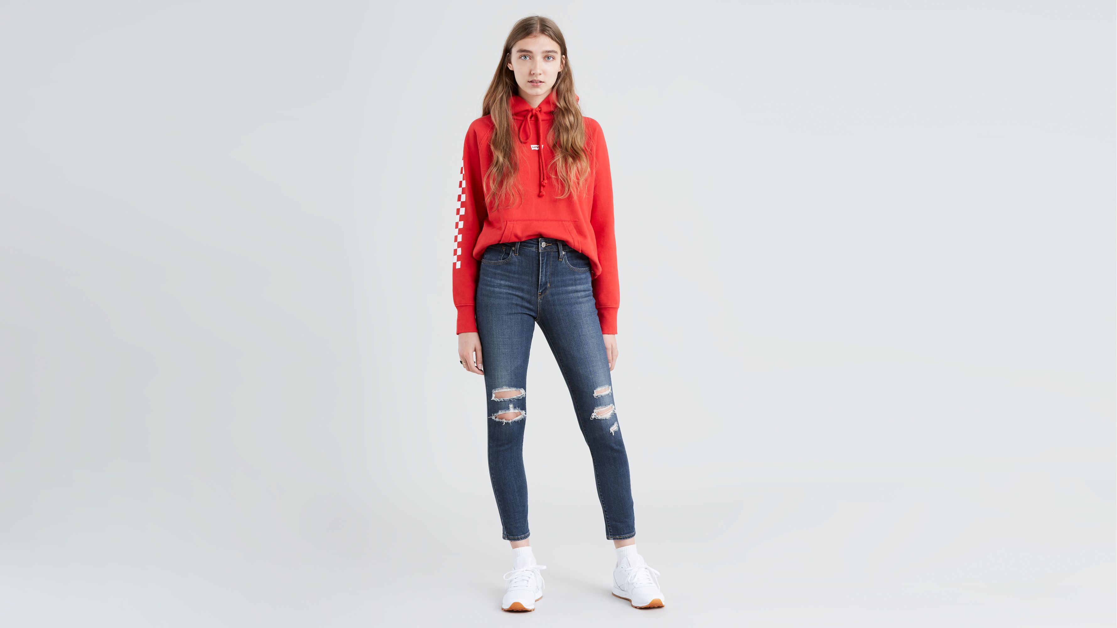 levi's high rise ankle skinny