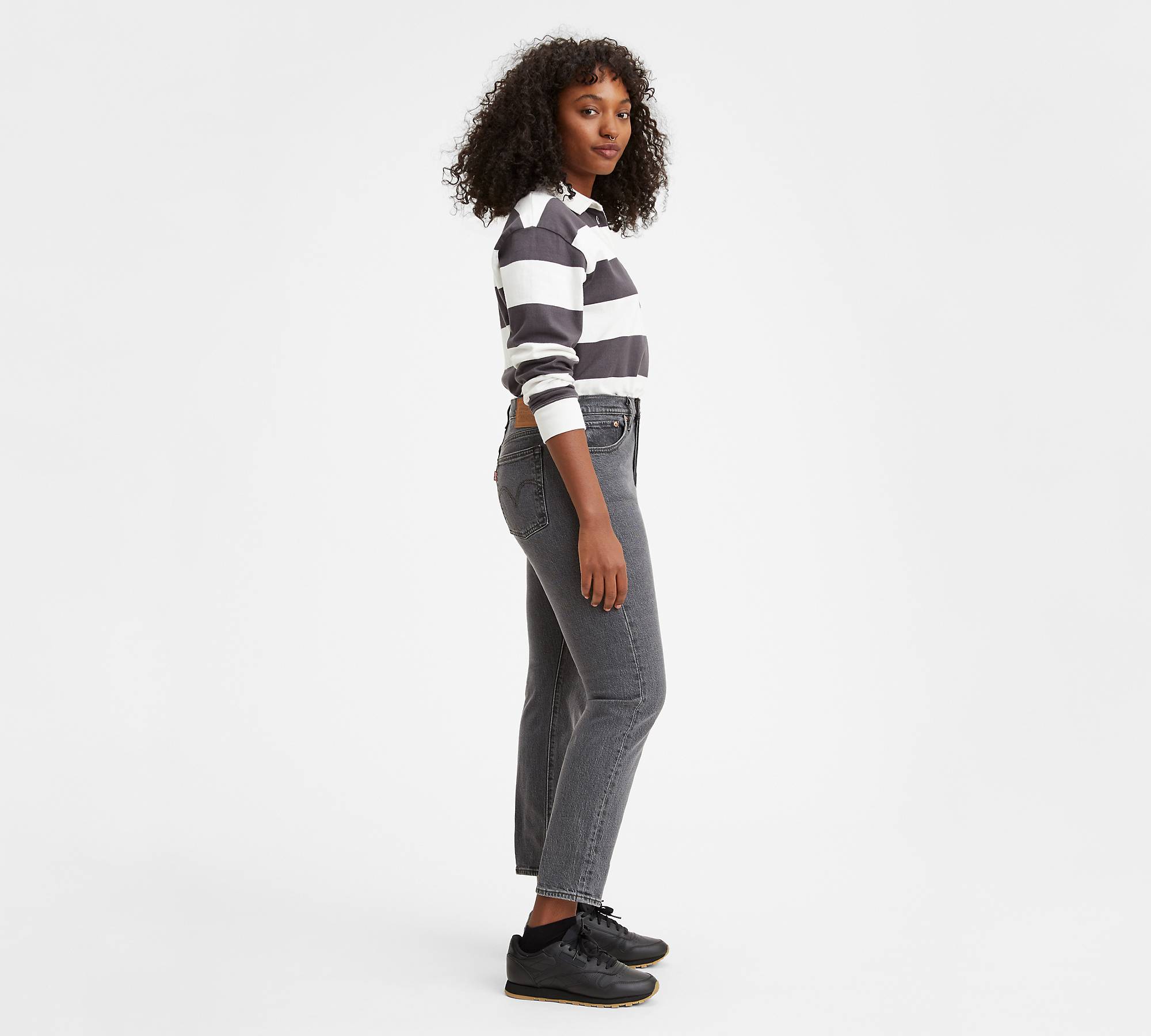 Wedgie Fit Ankle Women's Jeans - Grey | Levi's® US