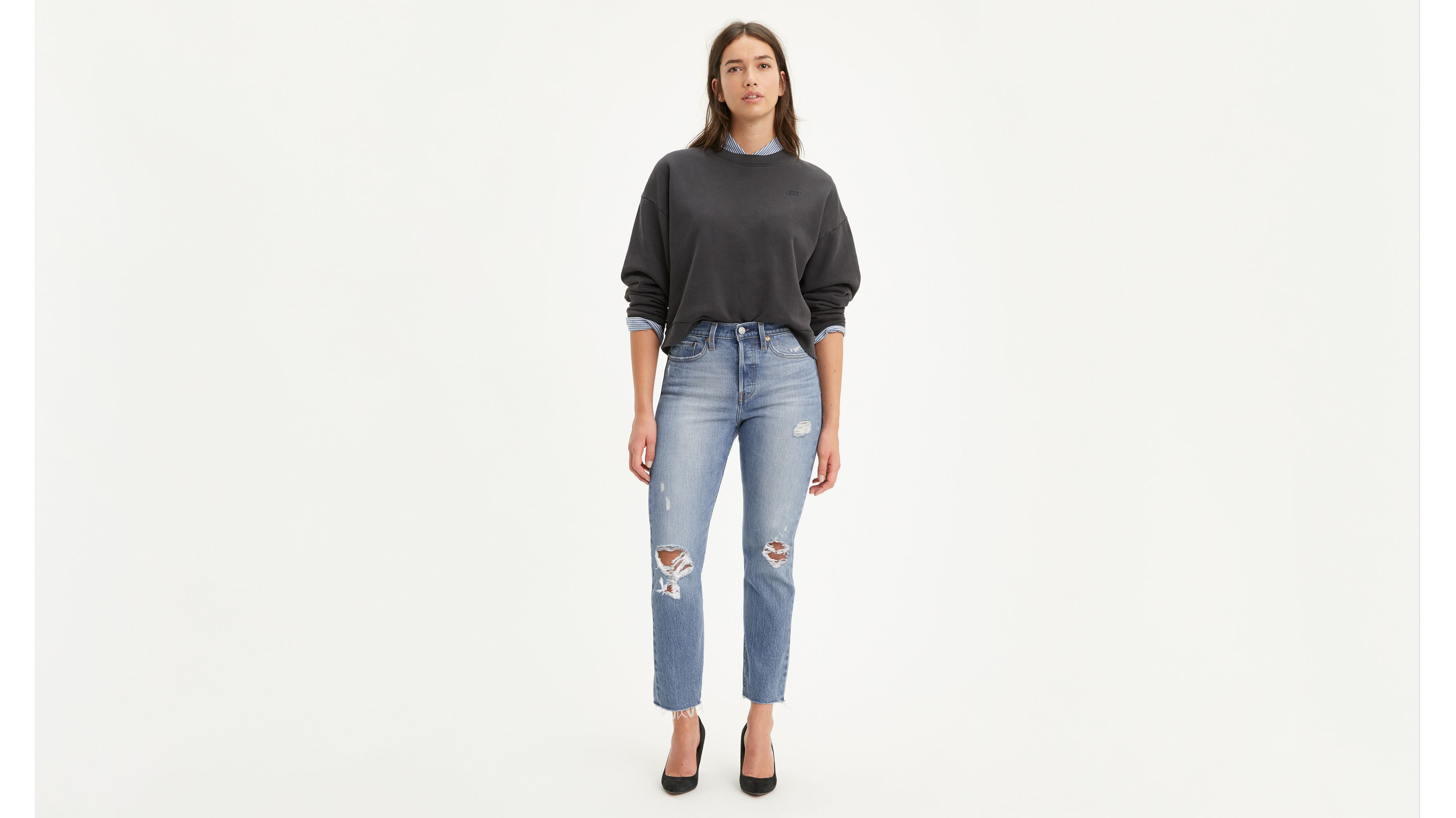 levi's wedgie straight jeans authentically yours