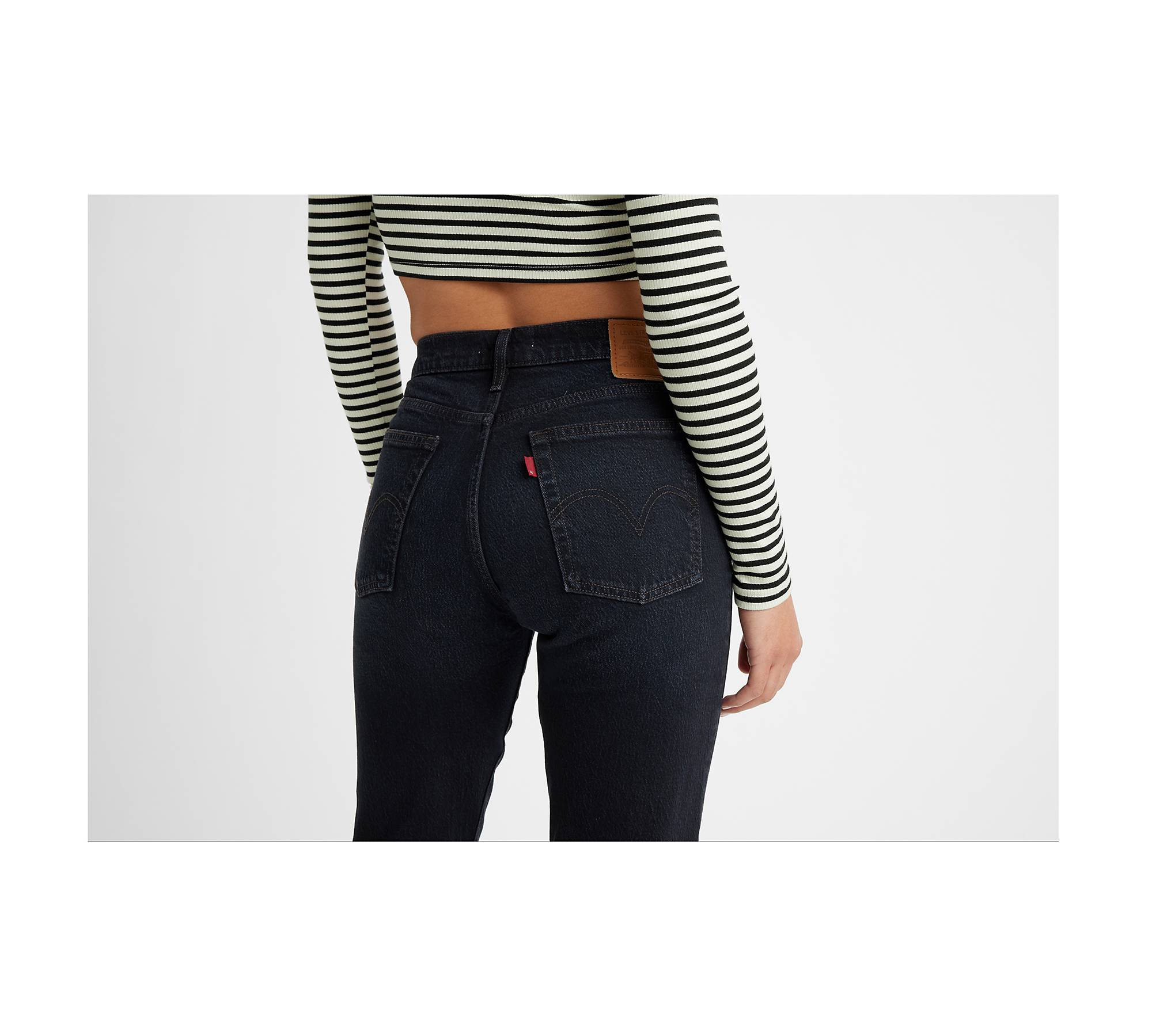 Levi's Wedgie Straight Jeans in Black • Shop American Threads Women's  Trendy Online Boutique – americanthreads