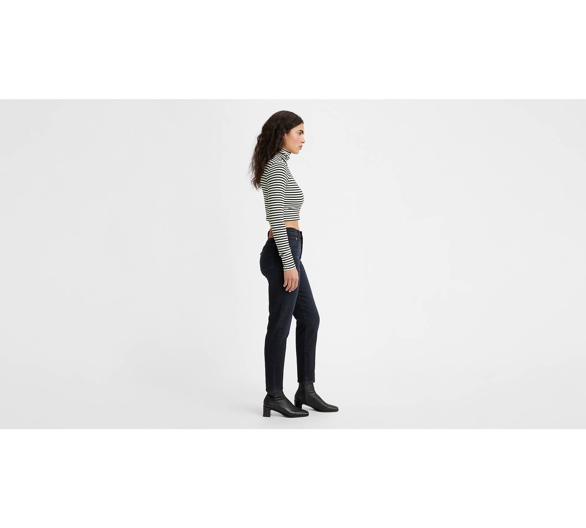 Wedgie Icon Fit Ankle Women's Jeans - Black | Levi's® US