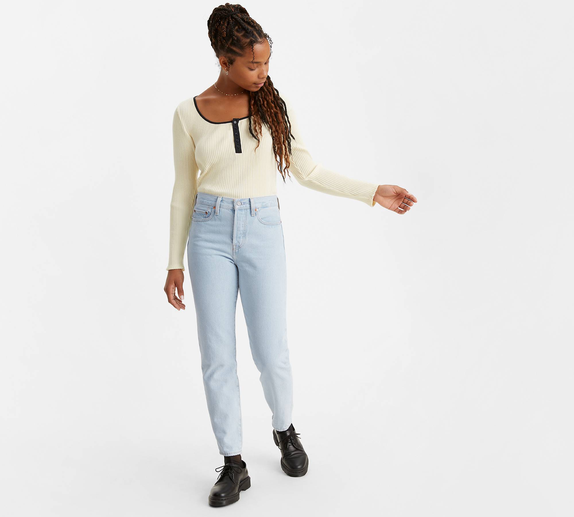 Wedgie Fit Ankle Women's Jeans - Light Wash | Levi's® CA