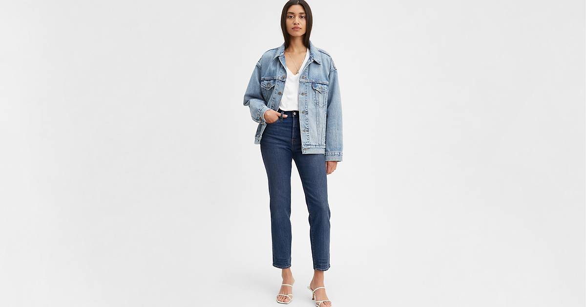 Wedgie Icon Fit Ankle Women's Jeans - Dark Wash | Levi's® CA