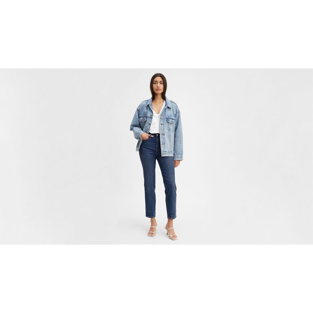 Levi's Wedgie Icon Fit Ankle Women's Jeans 24 In Blue