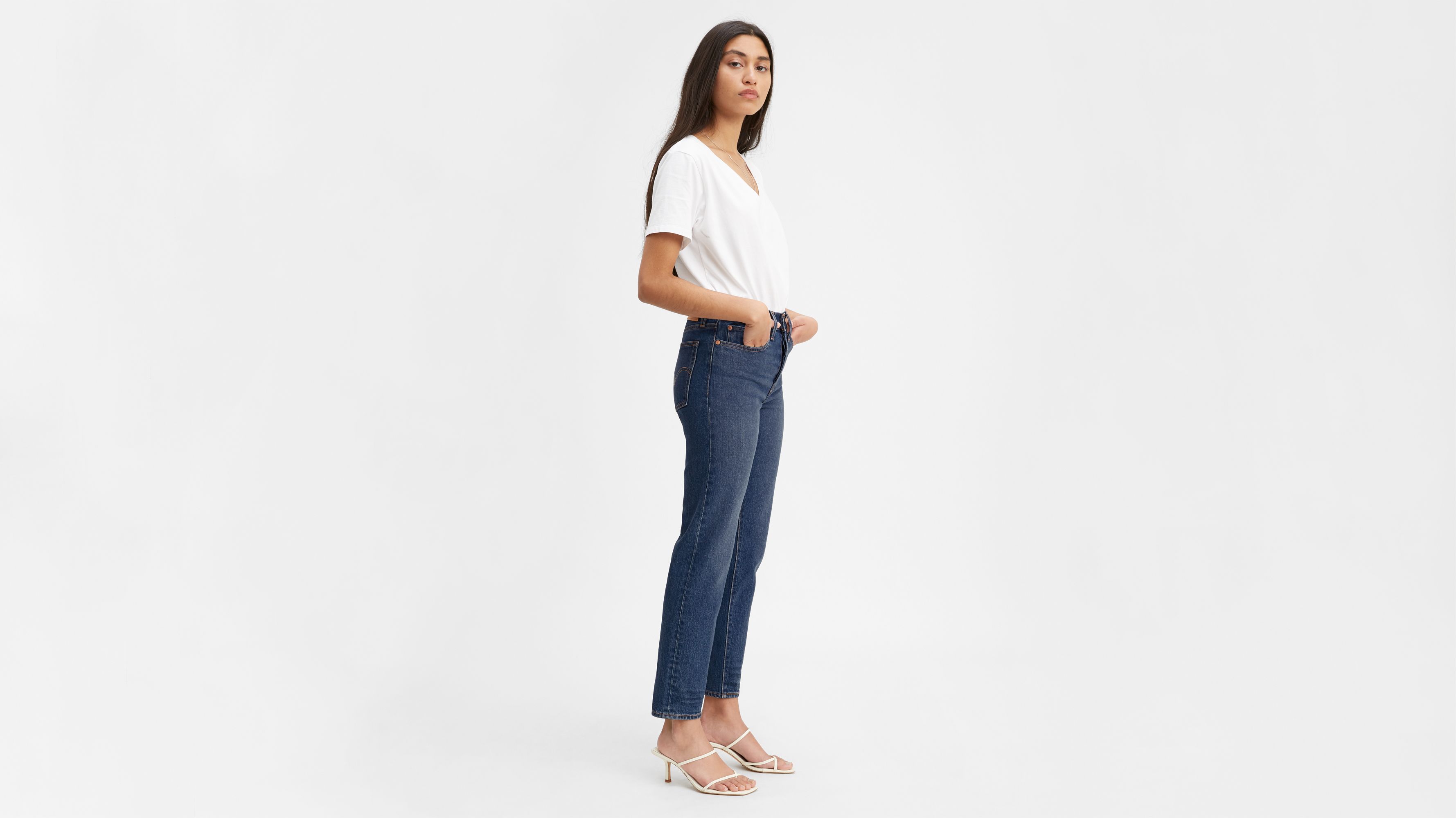 Wedgie Icon Fit Ankle Women's Jeans - Dark Wash | Levi's® US