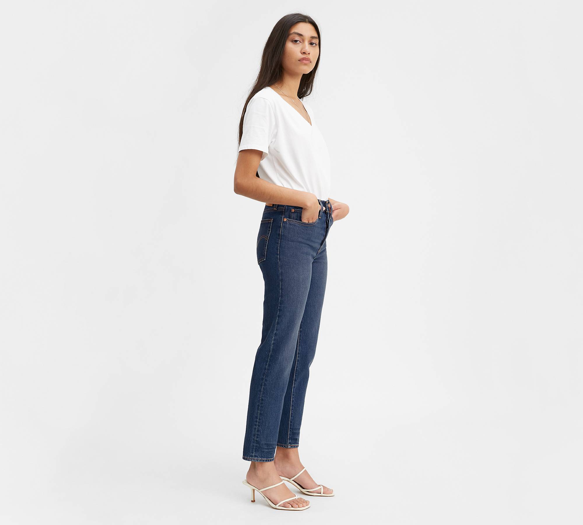Wedgie Icon Fit Ankle Women's Jeans - Dark Wash | Levi's® US